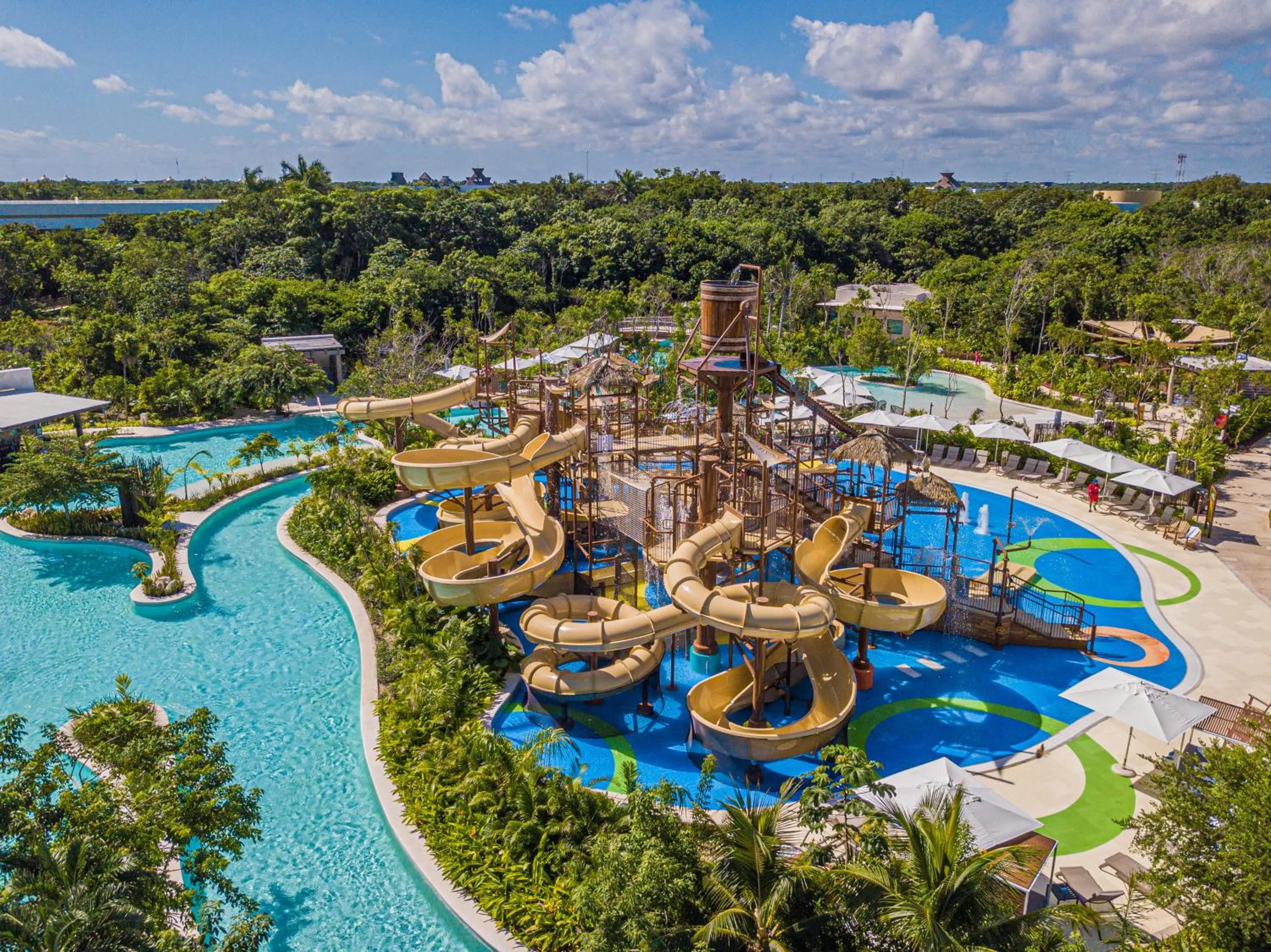 Aqua park in Jungala Hotel at VidantaWorld Riviera Maya