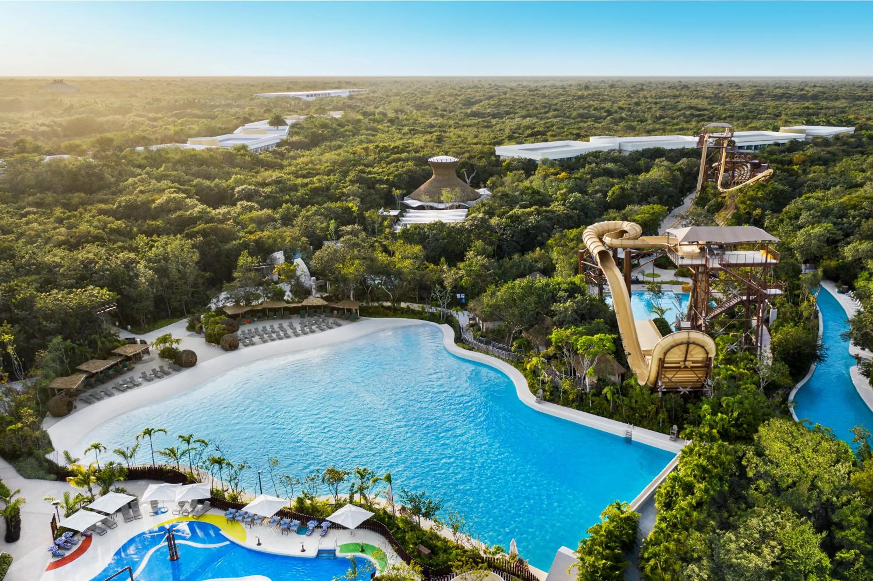 Aqua park in Jungala Hotel at VidantaWorld Riviera Maya