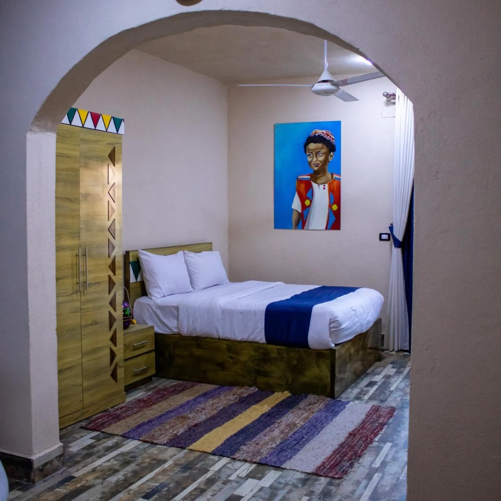 Bed in ACHERTOD Nubian House