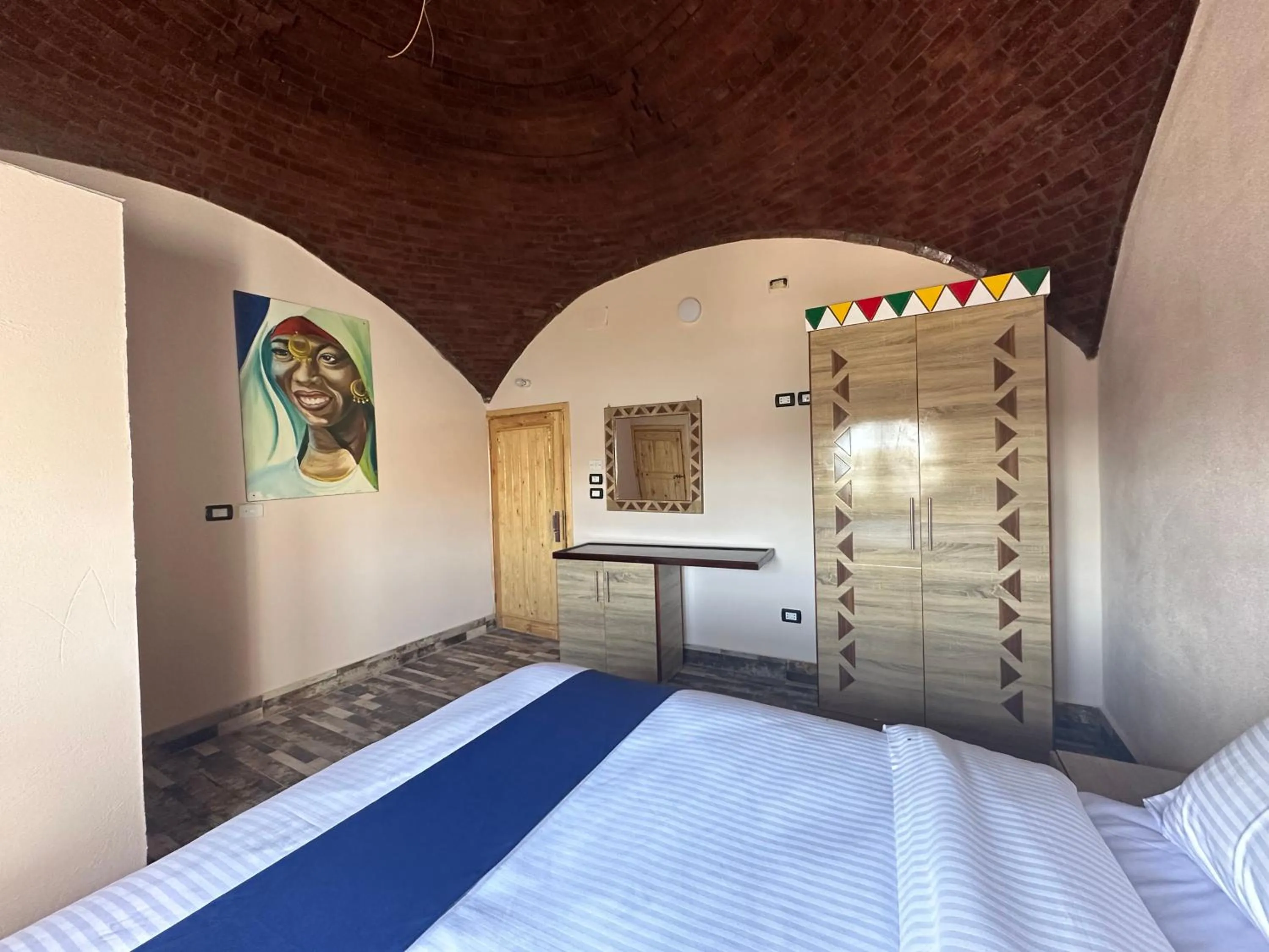 Bed in ACHERTOD Nubian House