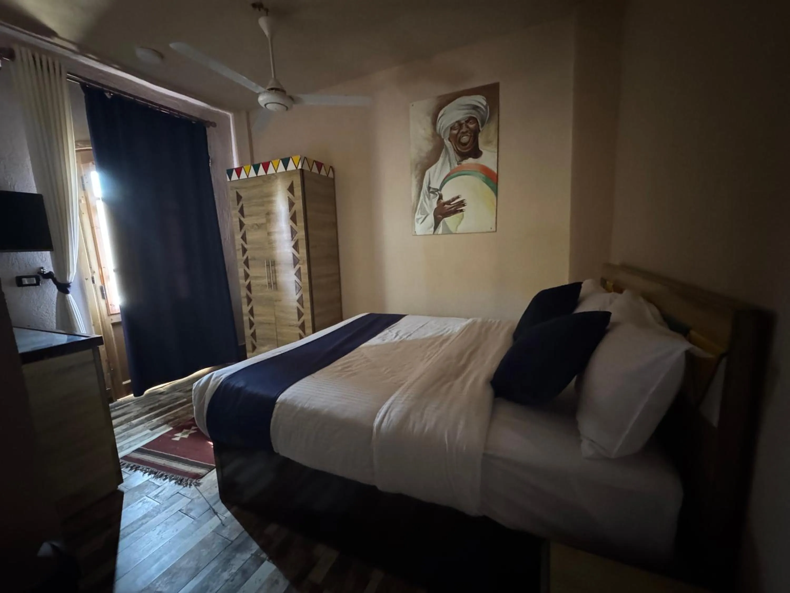 Bed in ACHERTOD Nubian House