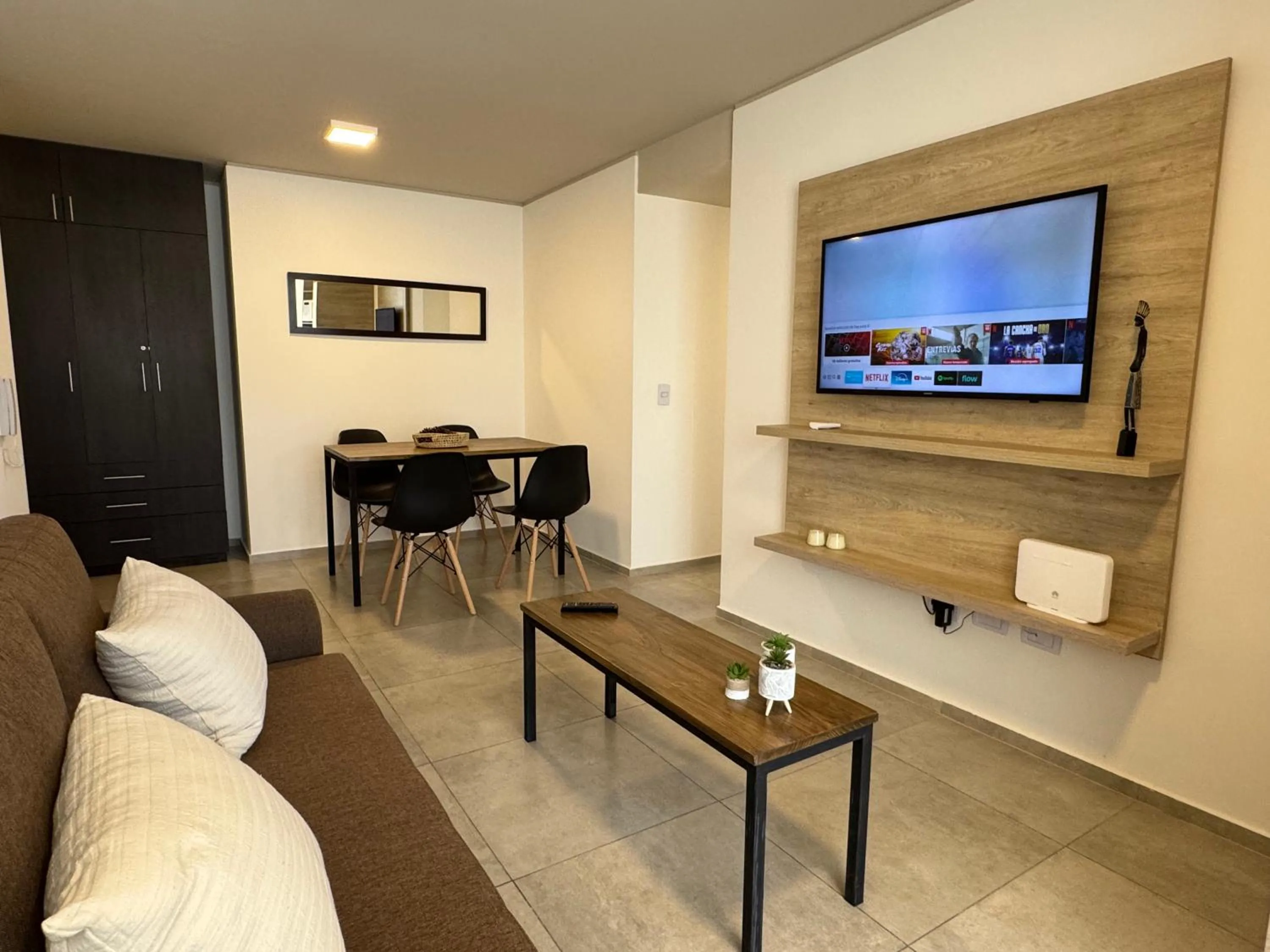 Living room in Rent a Flat Nueva Cordoba