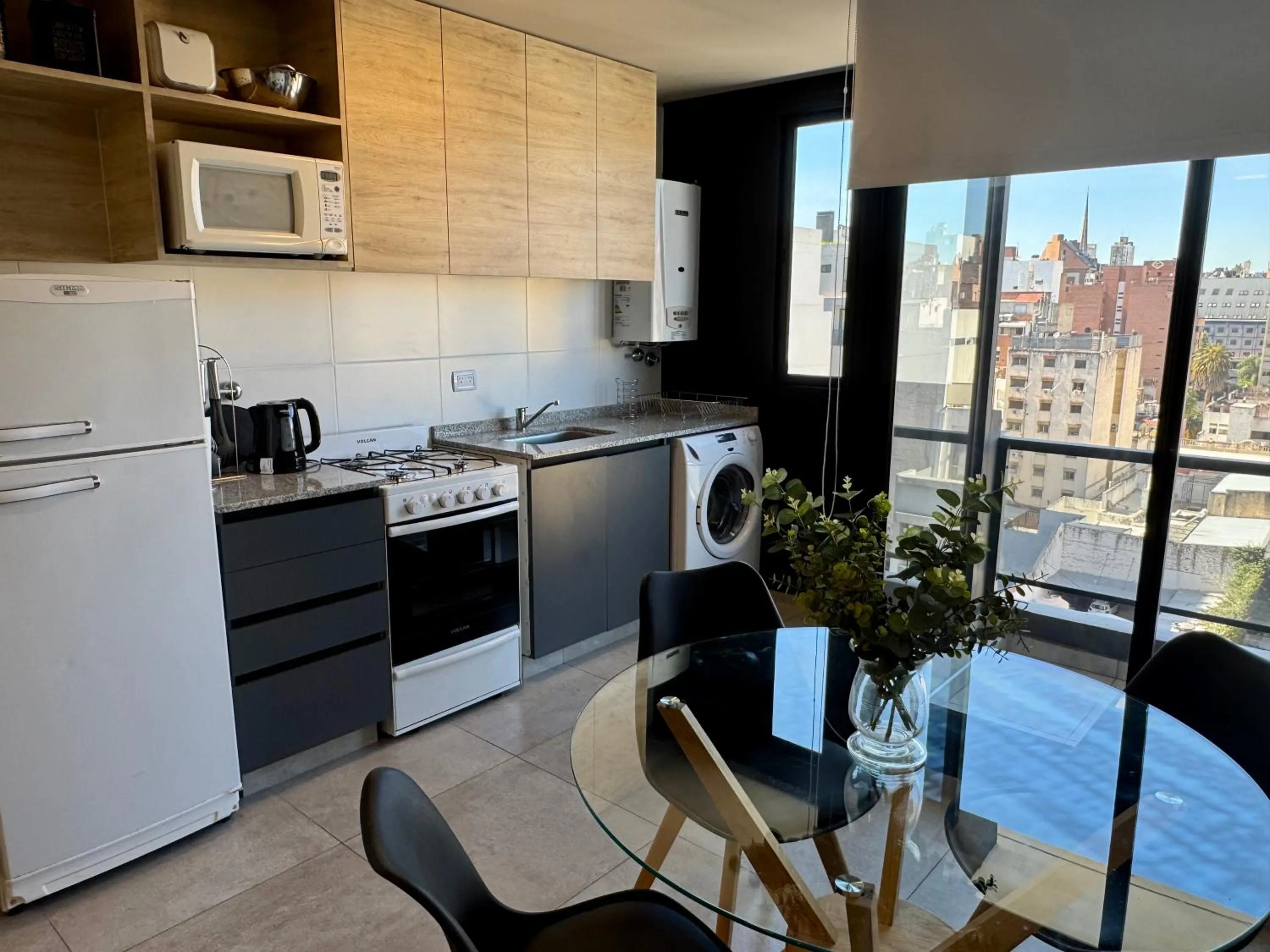 kitchen in Rent a Flat Nueva Cordoba