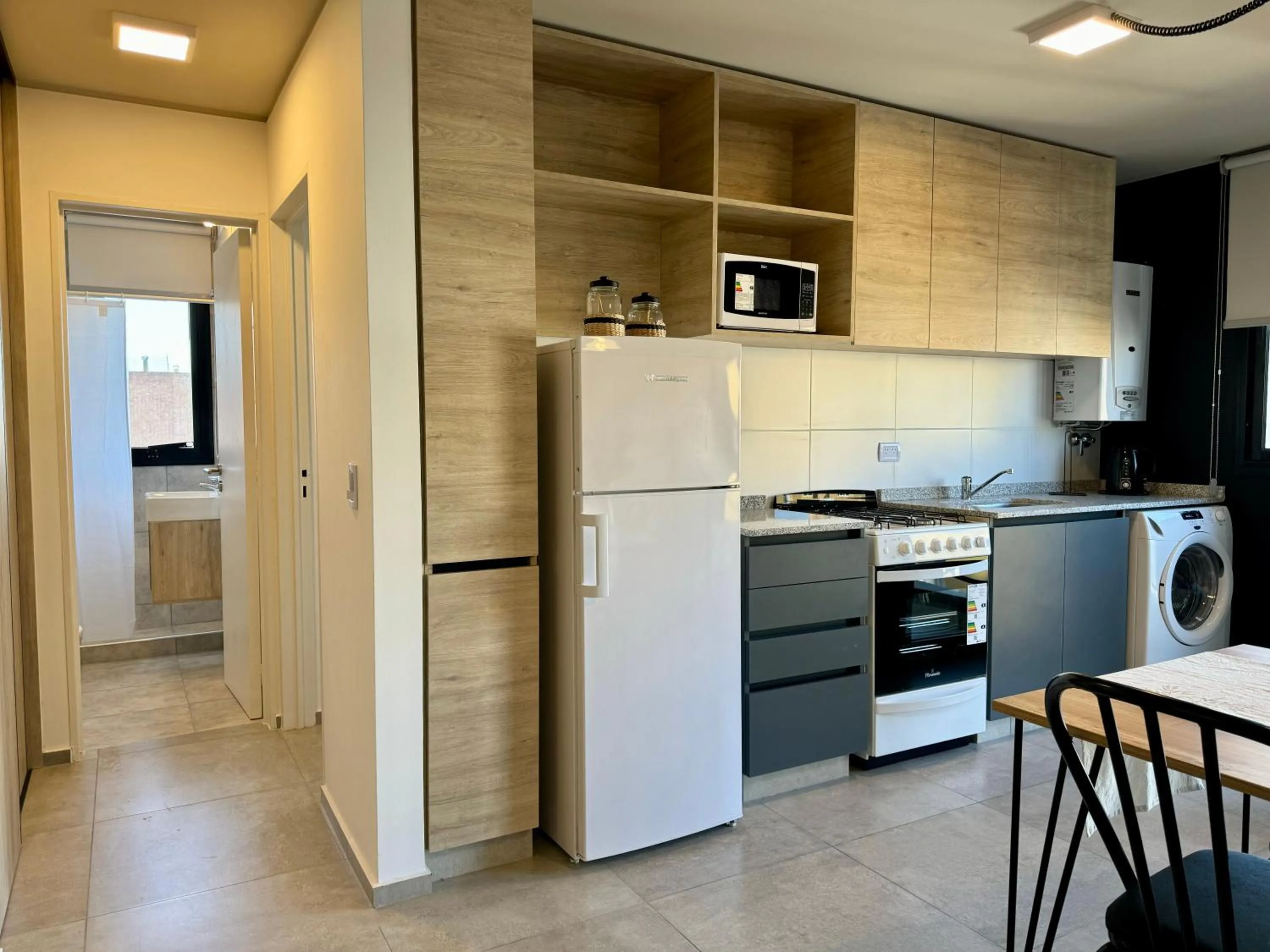 Kitchen or kitchenette in Rent a Flat Nueva Cordoba