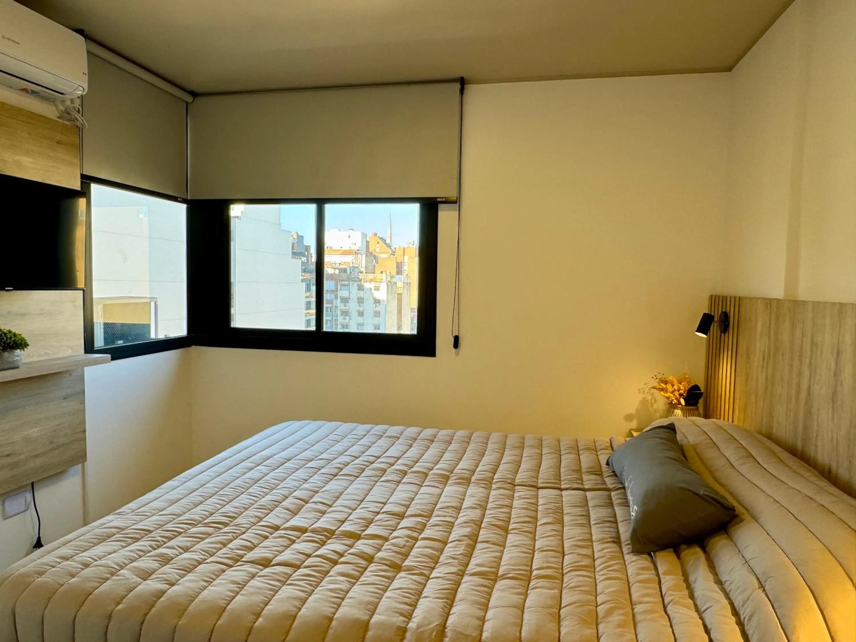 Bed in Rent a Flat Nueva Cordoba