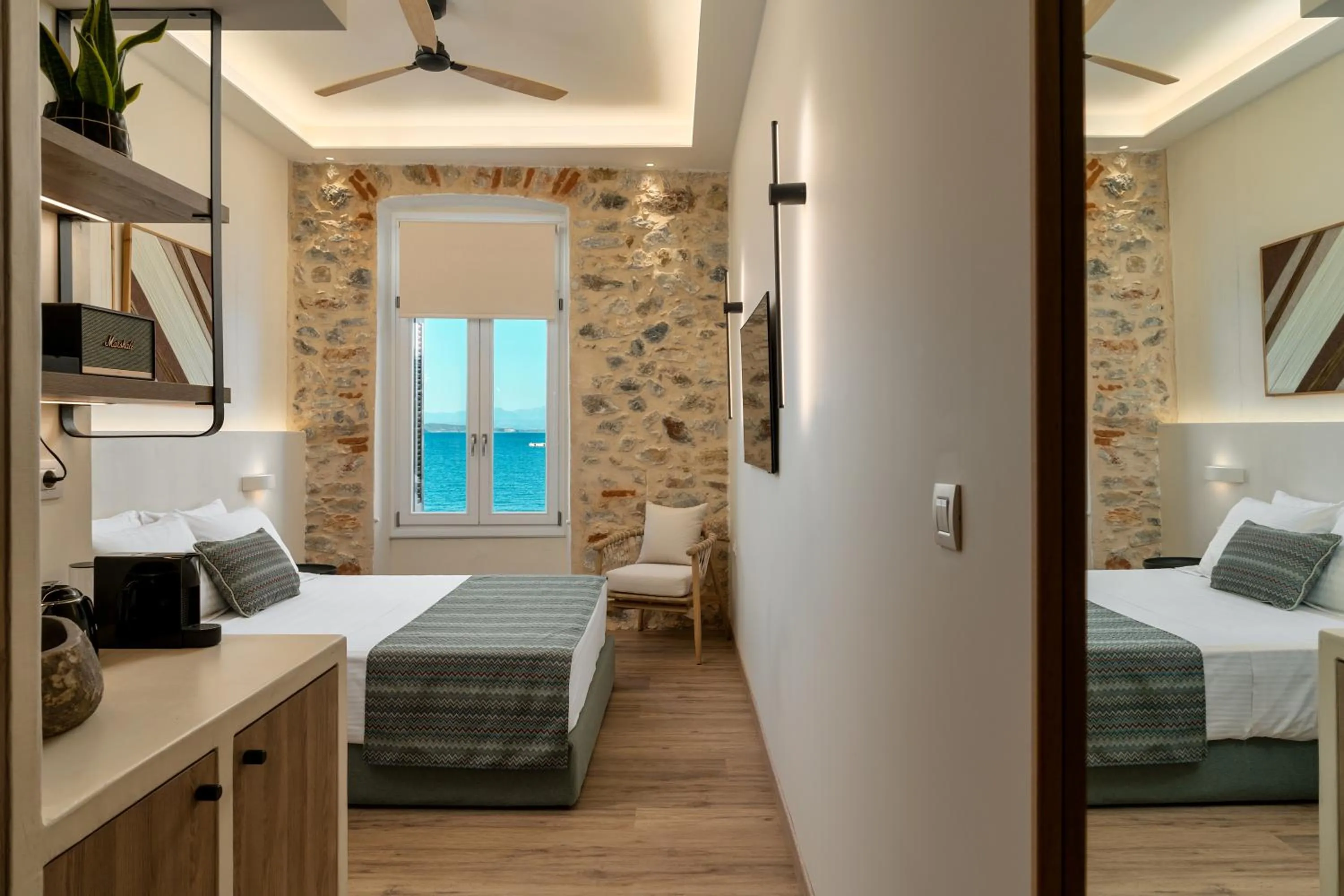 Bedroom, Bed in YeeOn Boutique Hotel, Gythio - Historic Hotels of Europe