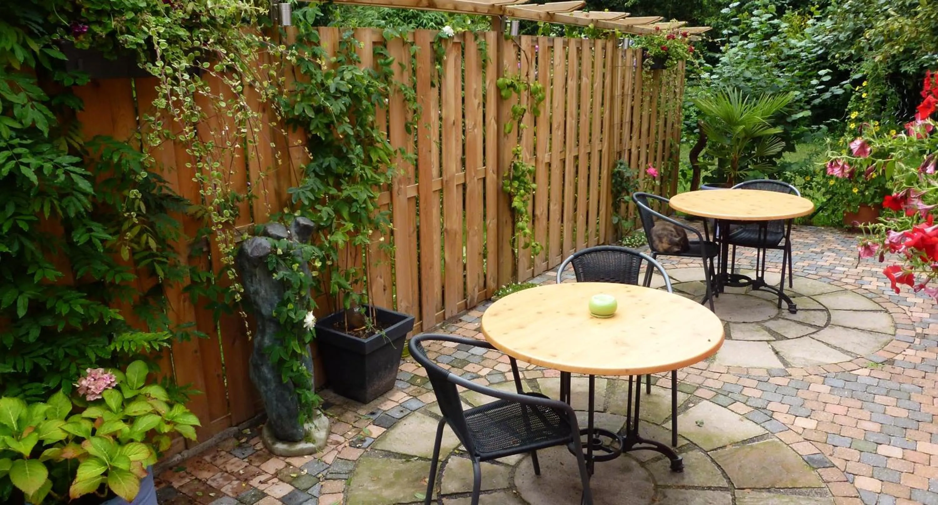 Patio in B&B Ferme Knaapen