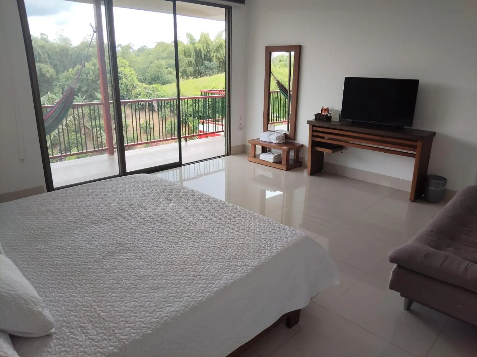 Bed in Finca Hotel la Manuela