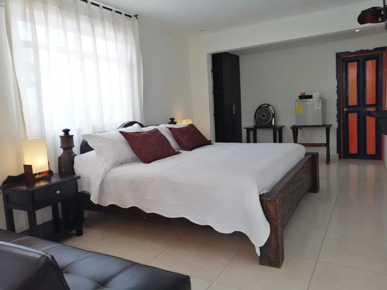 Garden view, Bed in Finca Hotel la Manuela