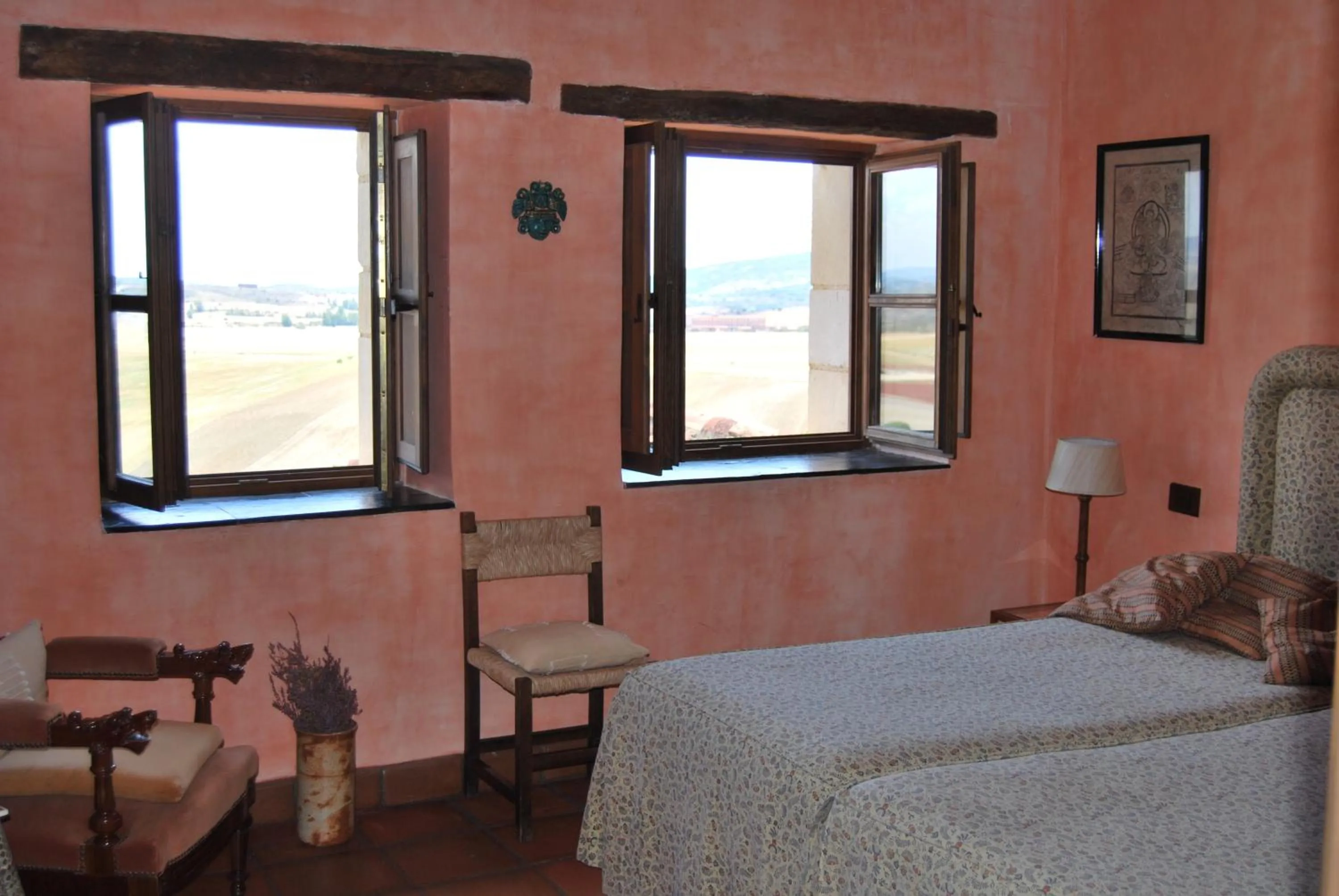 Landmark view, Bed in La Casa de San Gil