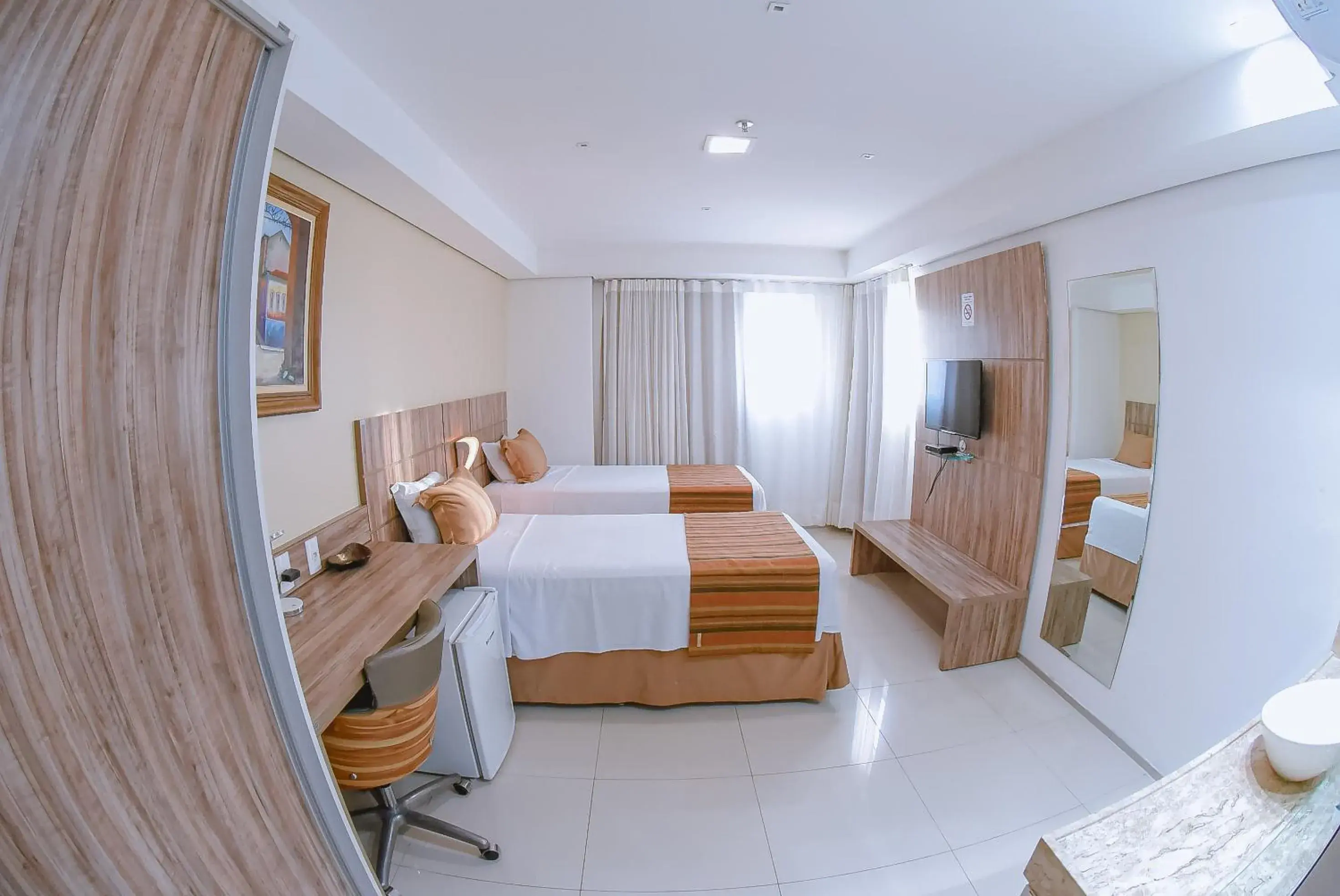 Bed in Profissionalle Hotel São Luís Bed in Profissionalle Hotel São Luís