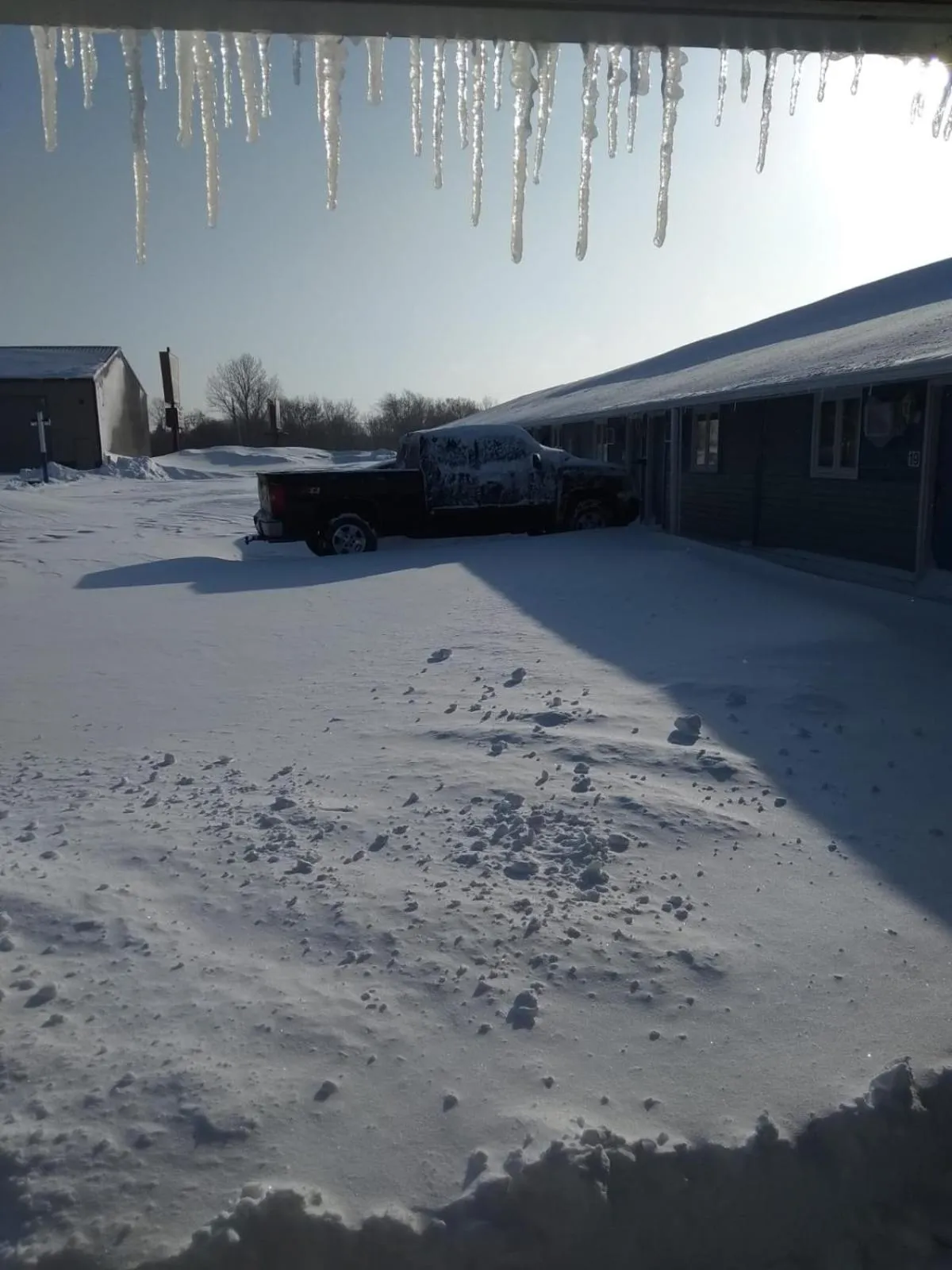 Property building in Burr Oak Motel