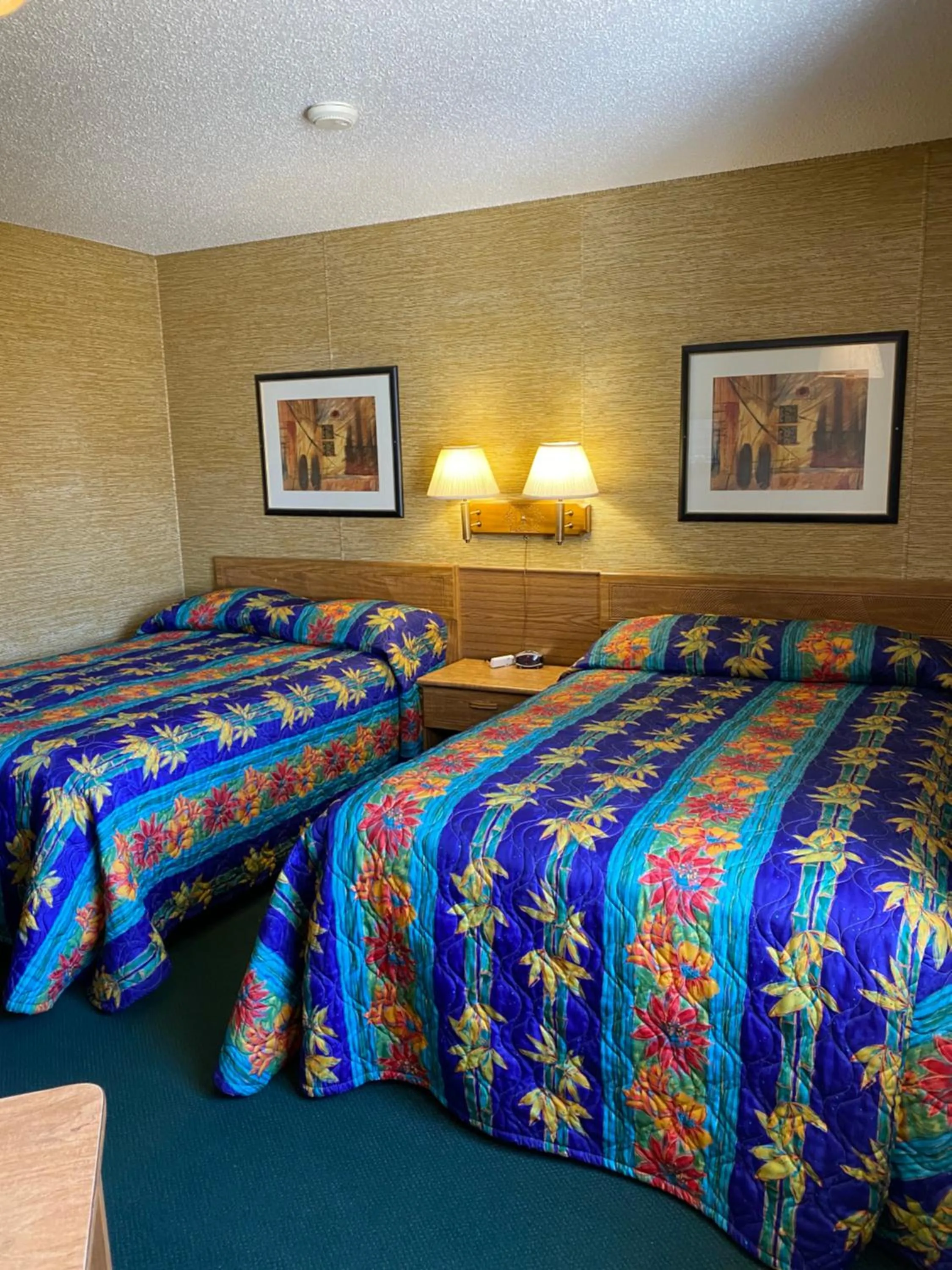 Bed in Burr Oak Motel