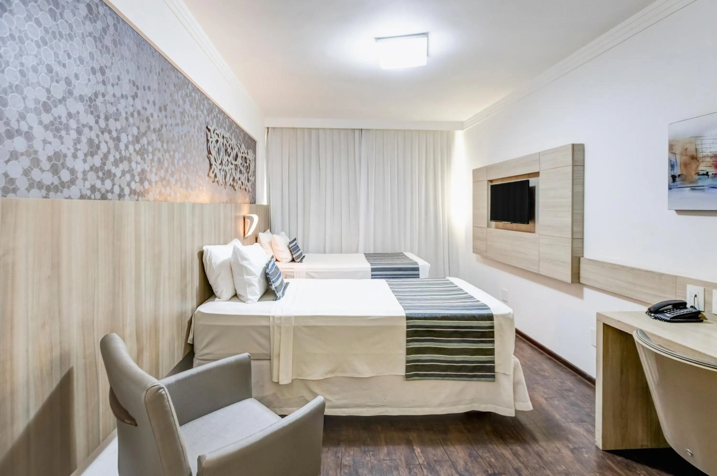 Bedroom, Bed in Allia Gran Pampulha Suites