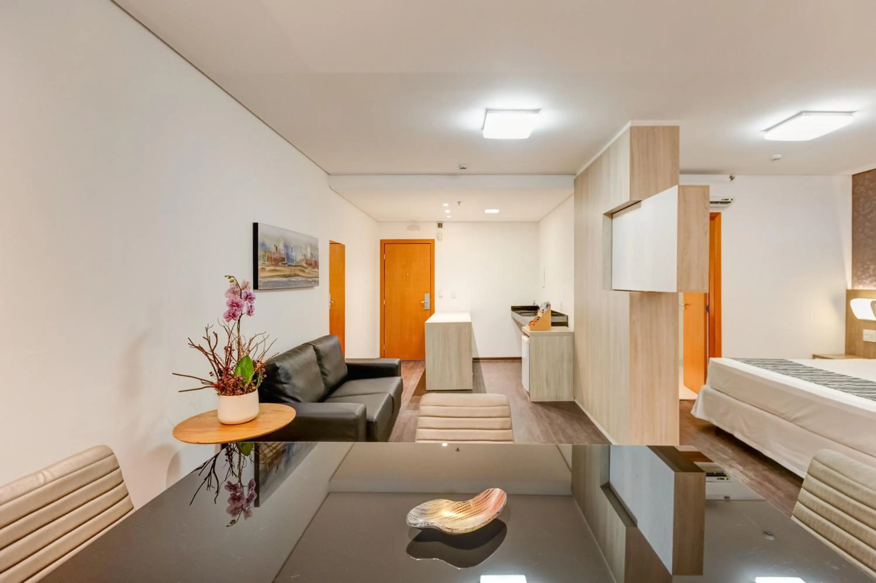 Bedroom in Allia Gran Pampulha Suites