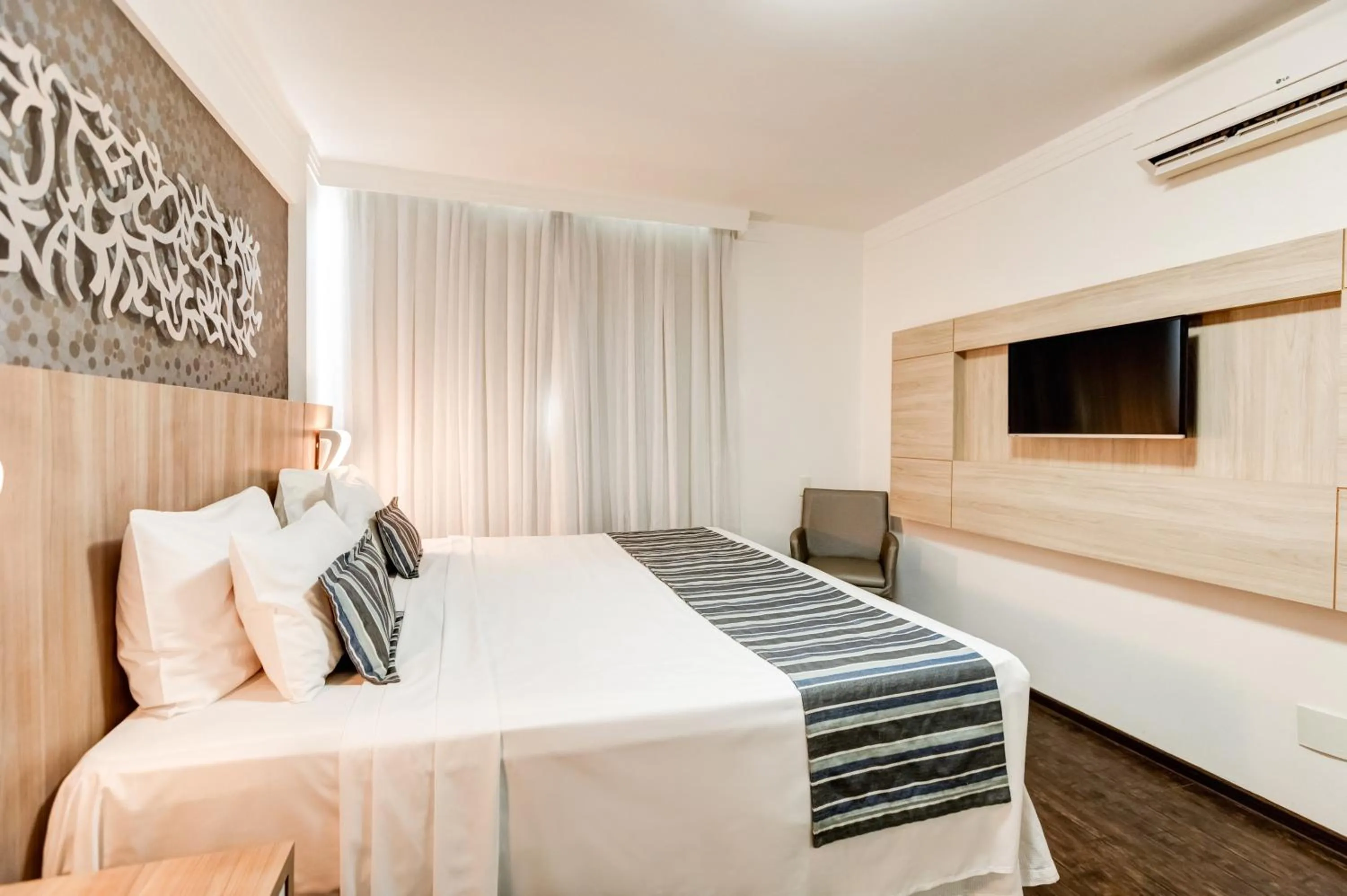 Bedroom, Bed in Allia Gran Pampulha Suites