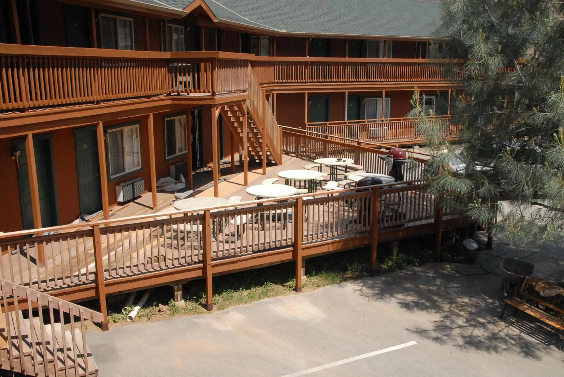 Patio in Corral Creek Lodge