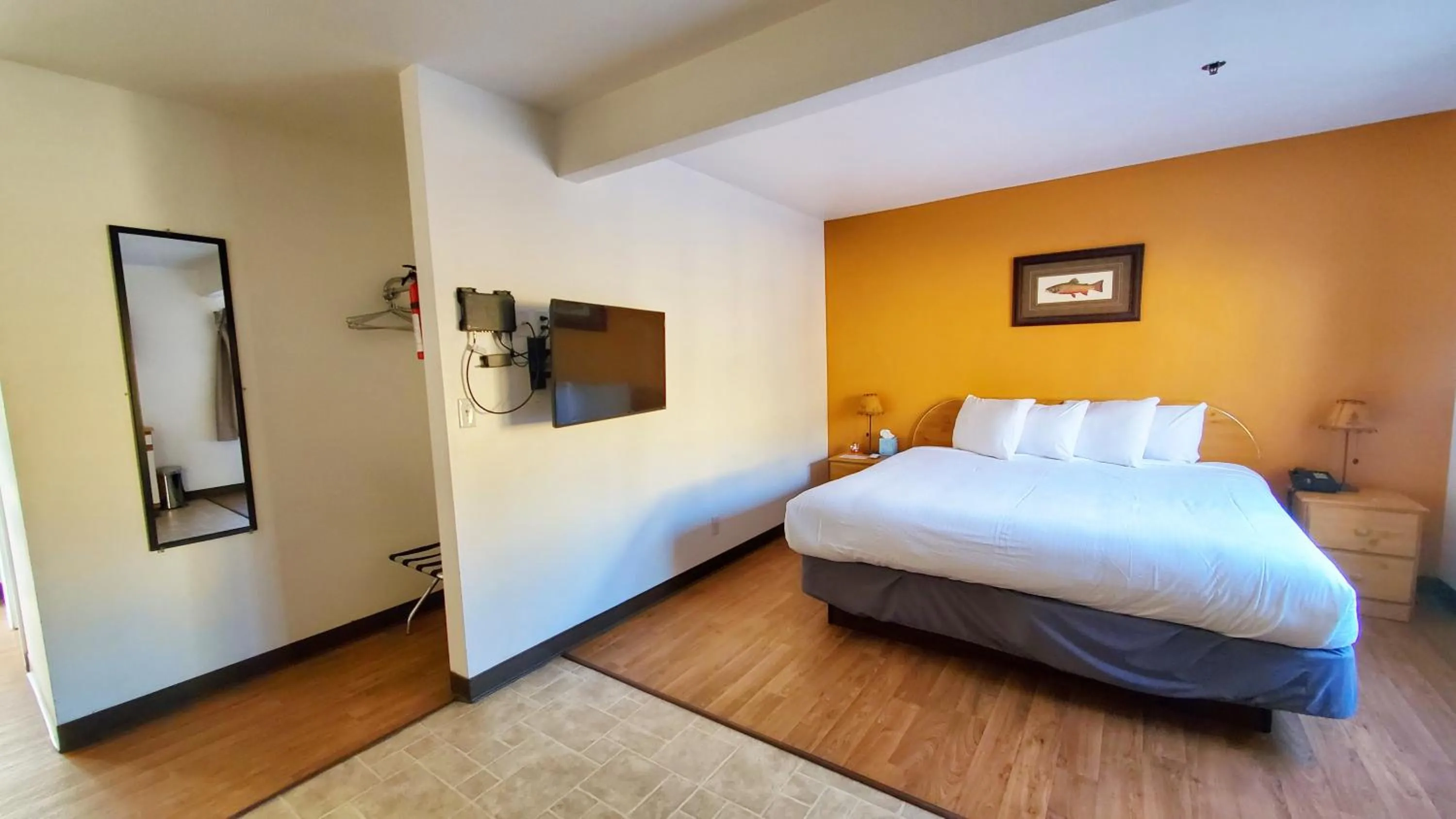 Bed in Corral Creek Lodge