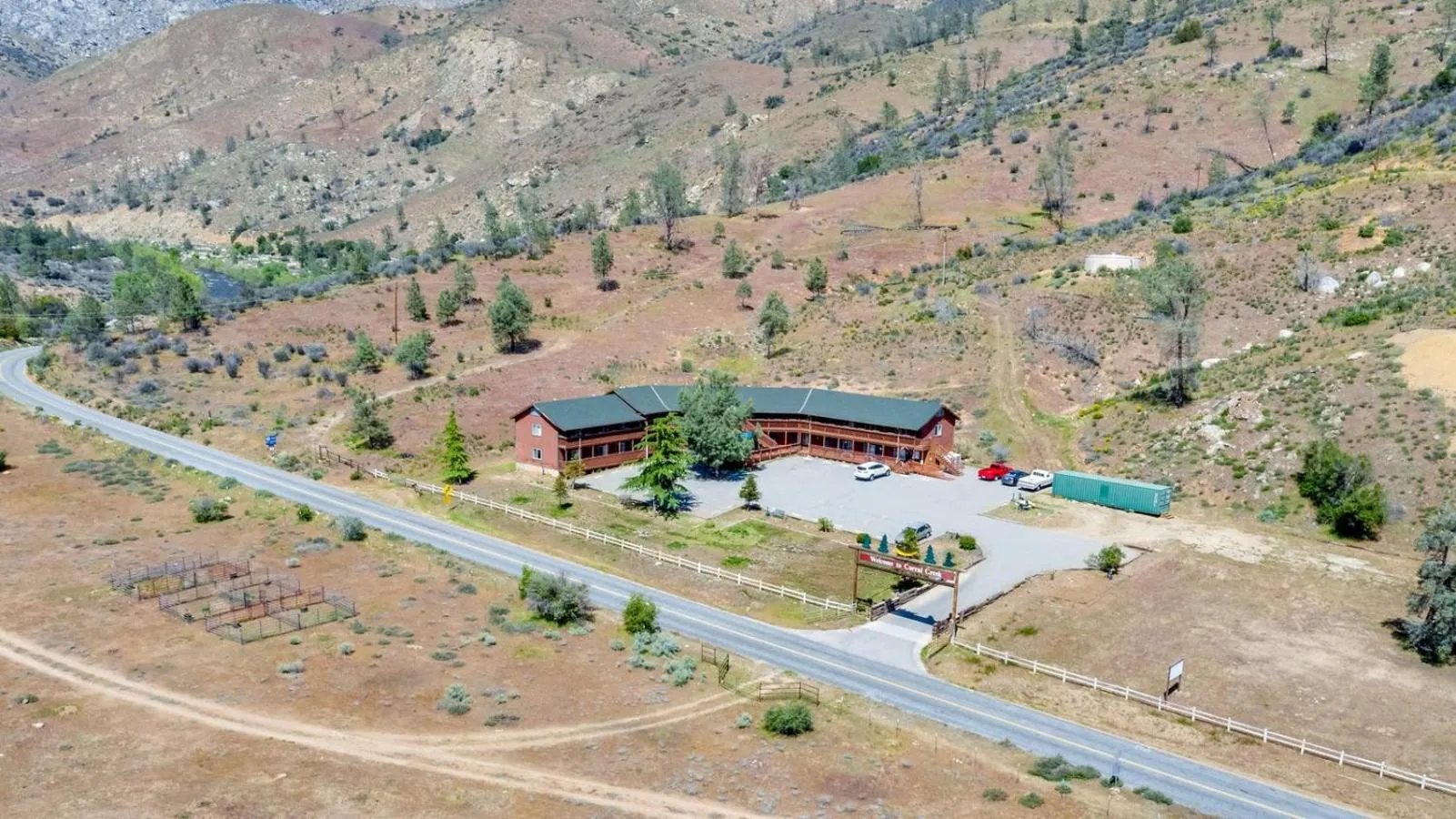 Bird's eye view in Corral Creek Lodge