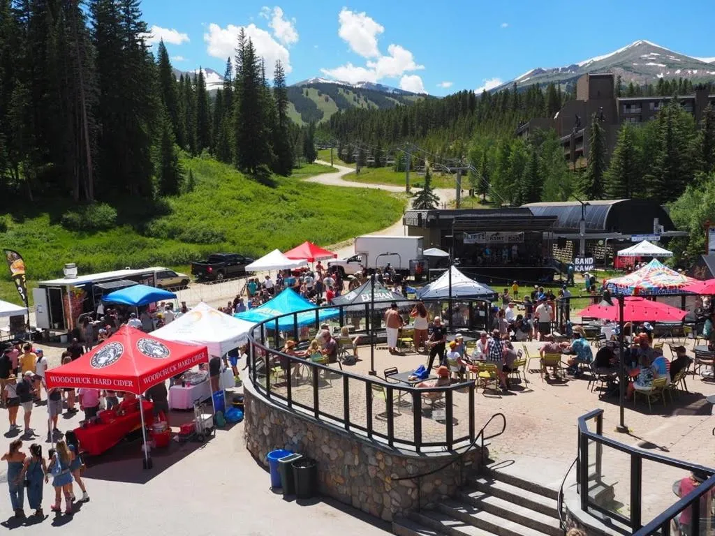 Patio in Beaver Run Resort