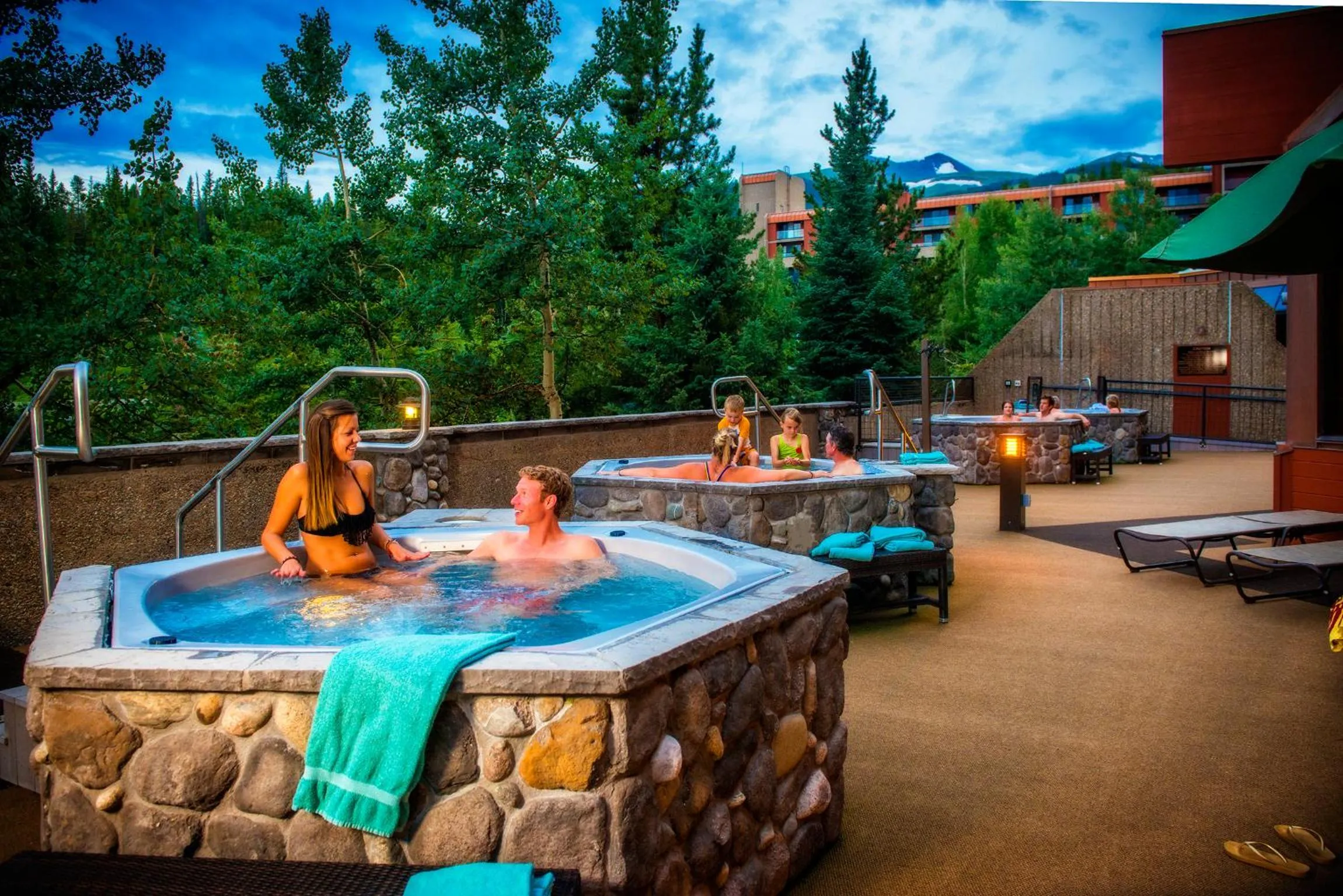 Hot Tub in Beaver Run Resort