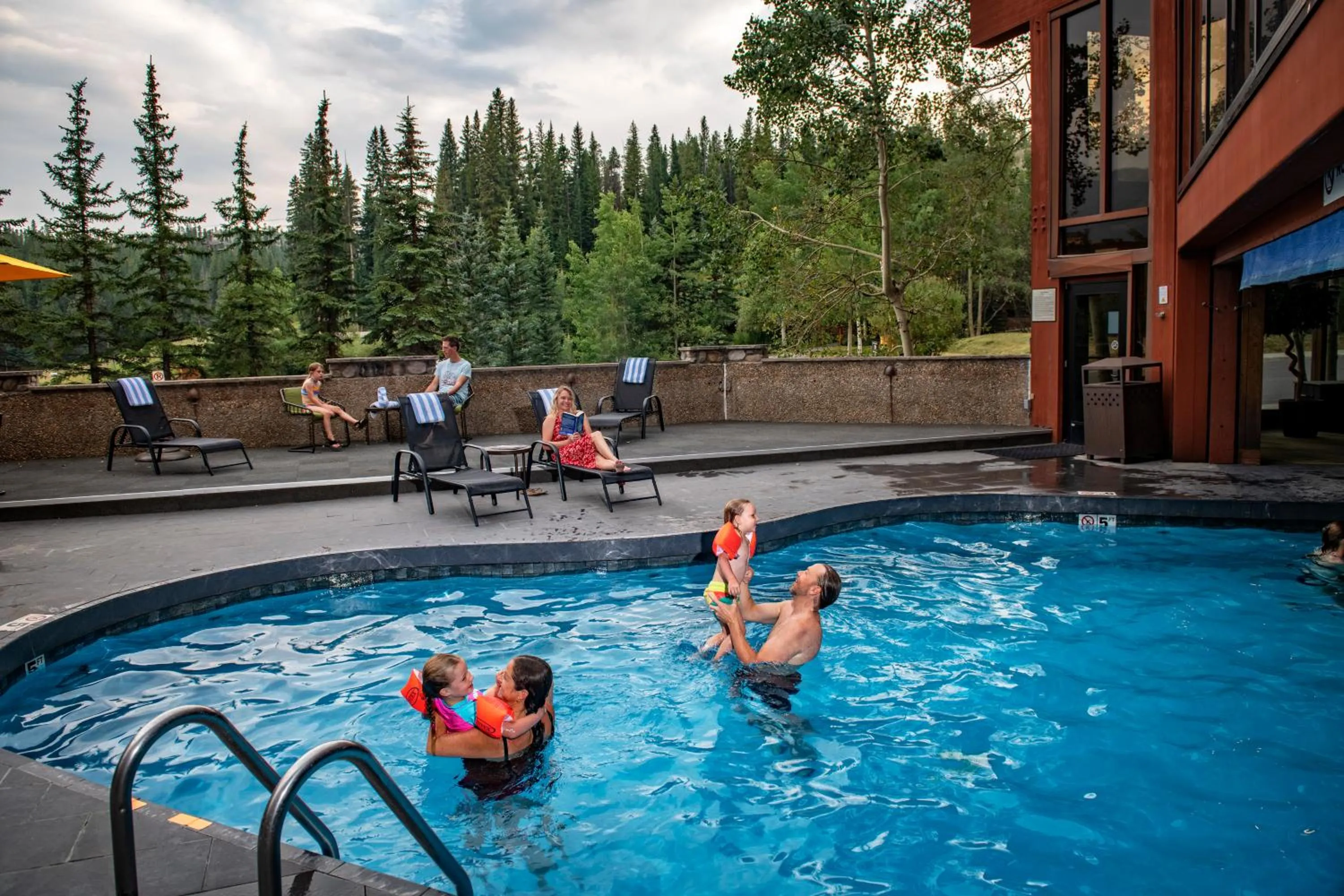 Swimming pool in Beaver Run Resort