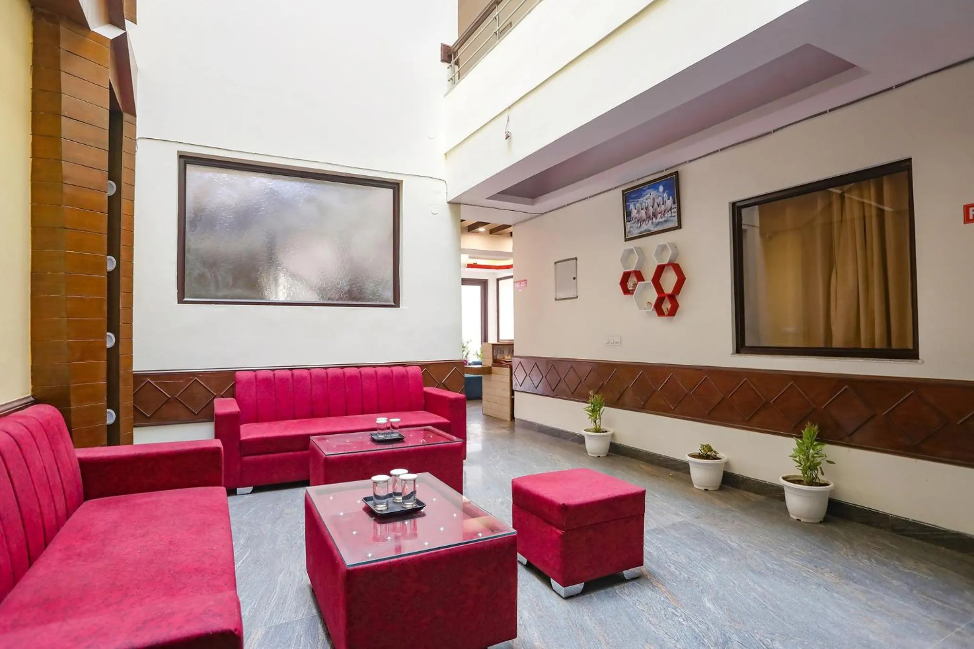Seating area in FabHotel The Indian