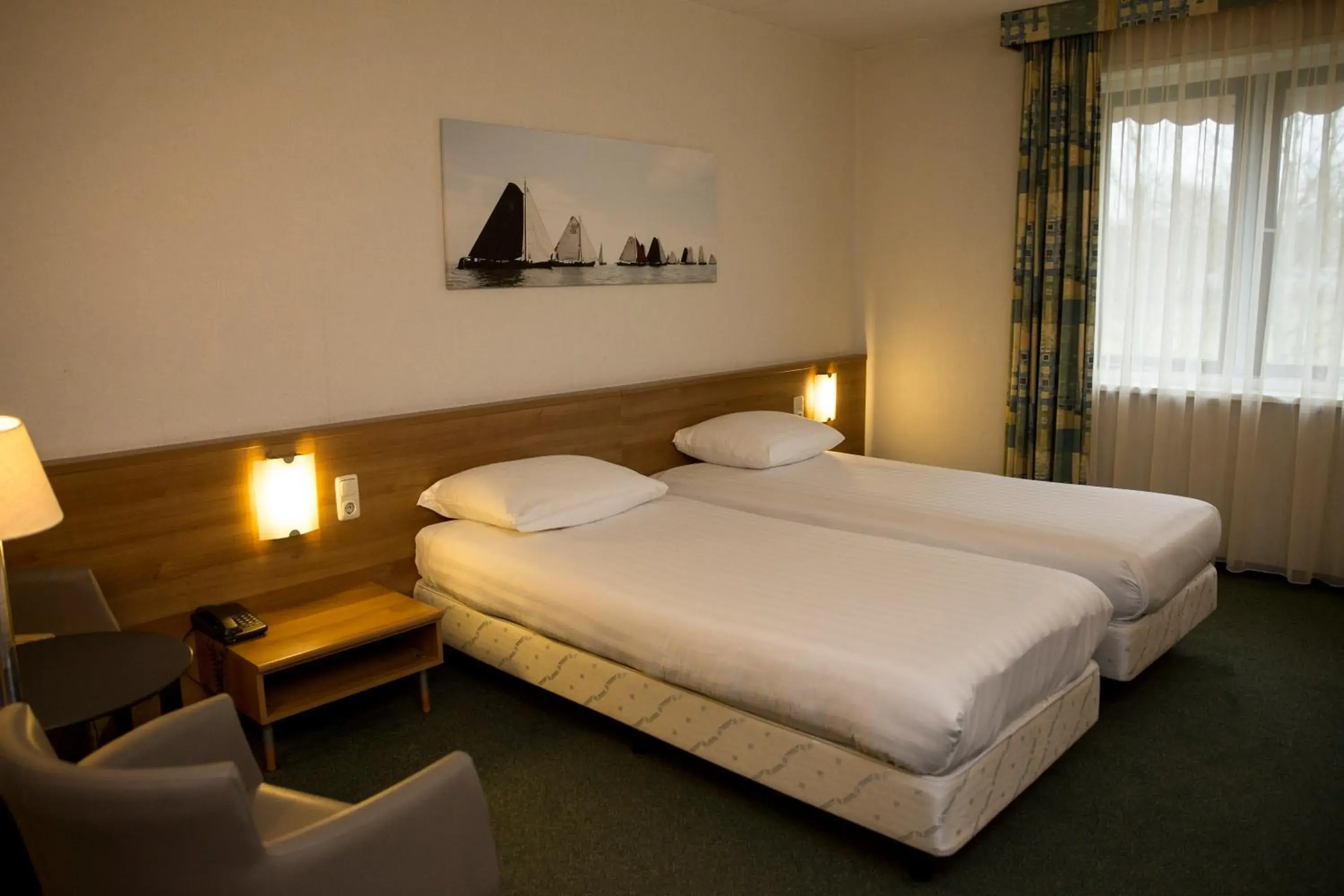 Bedroom, Bed in Fletcher Hotel Restaurant Heidehof Bedroom, Bed in Fletcher Hotel Restaurant Heidehof