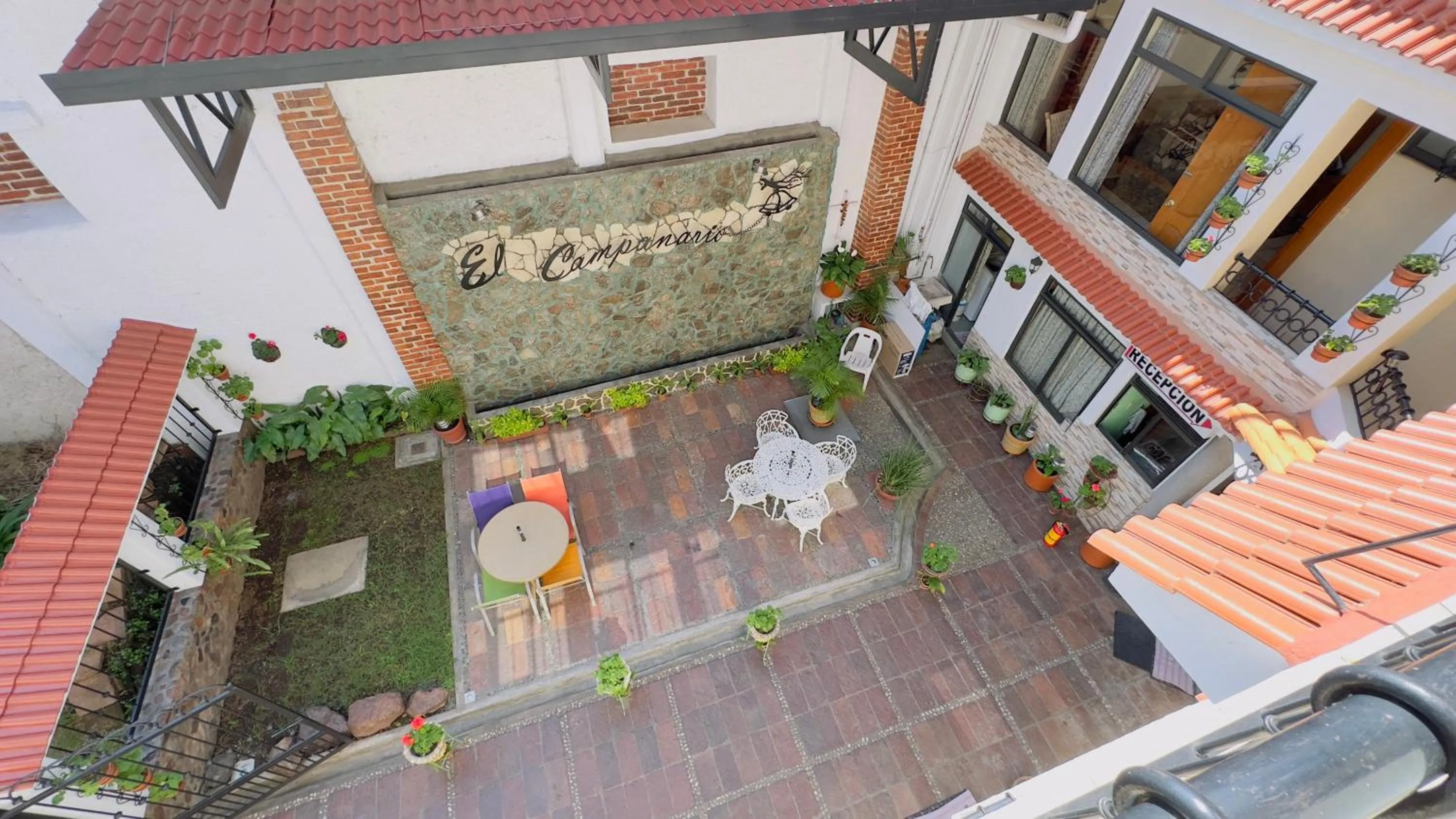 Patio in Posada El Campanario