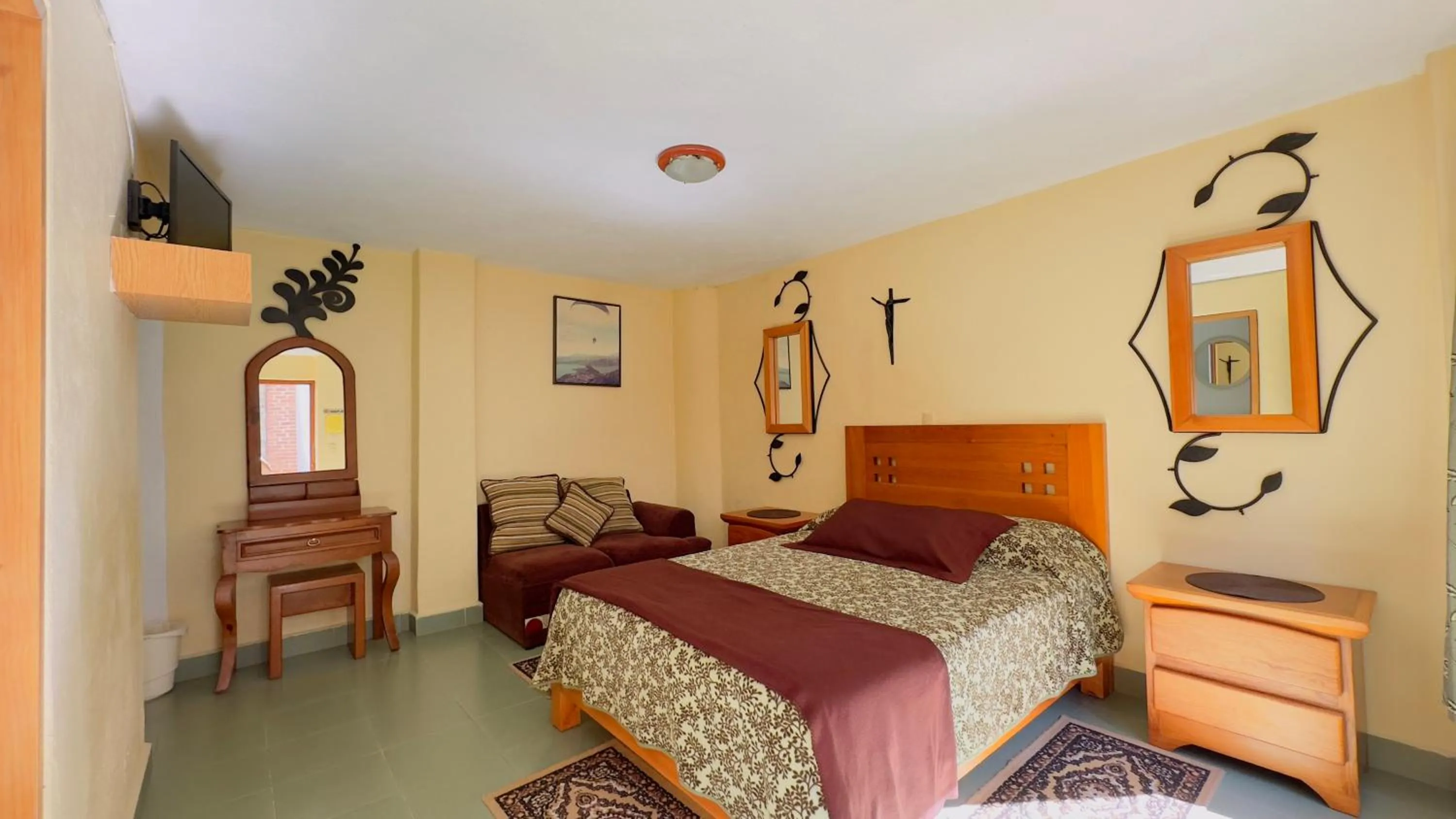 Bed in Posada El Campanario