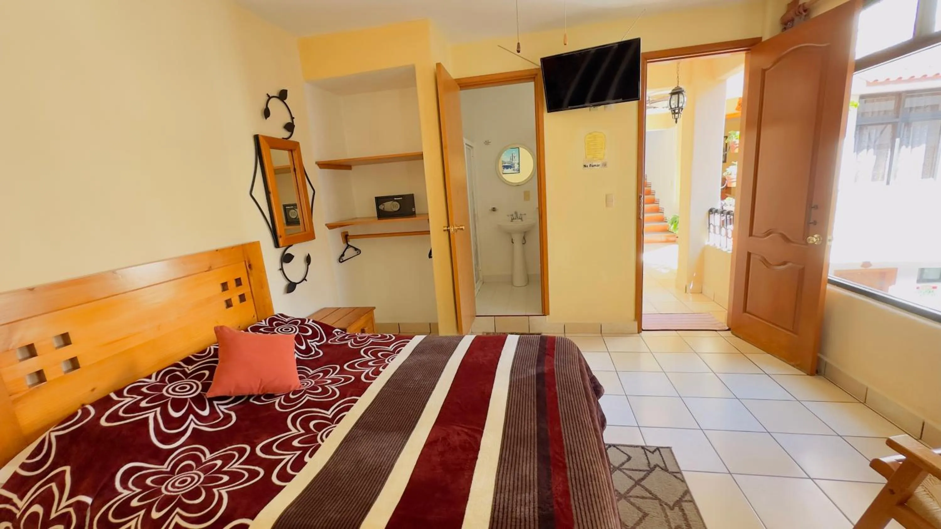 Bed in Posada El Campanario