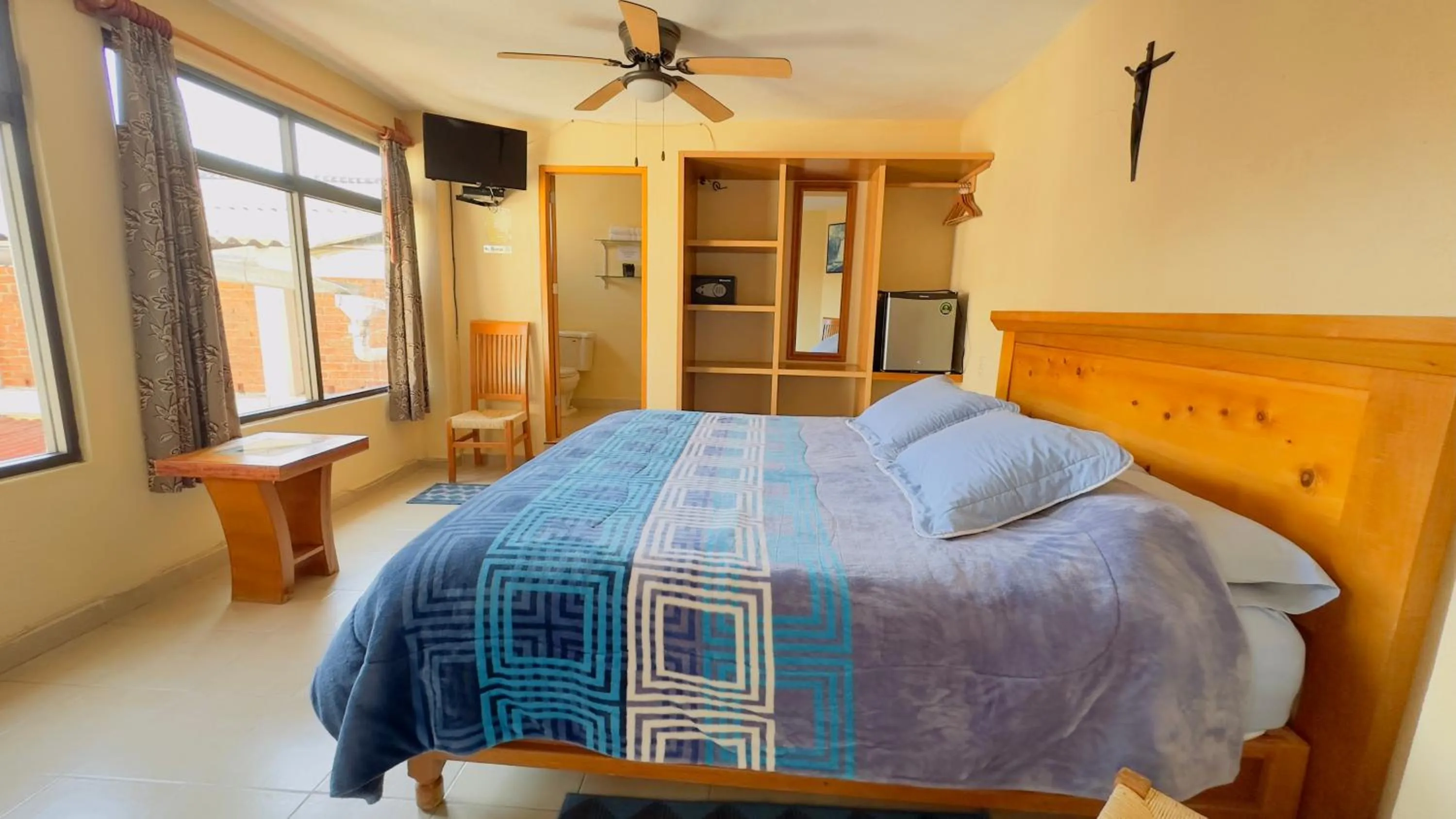 Bed in Posada El Campanario