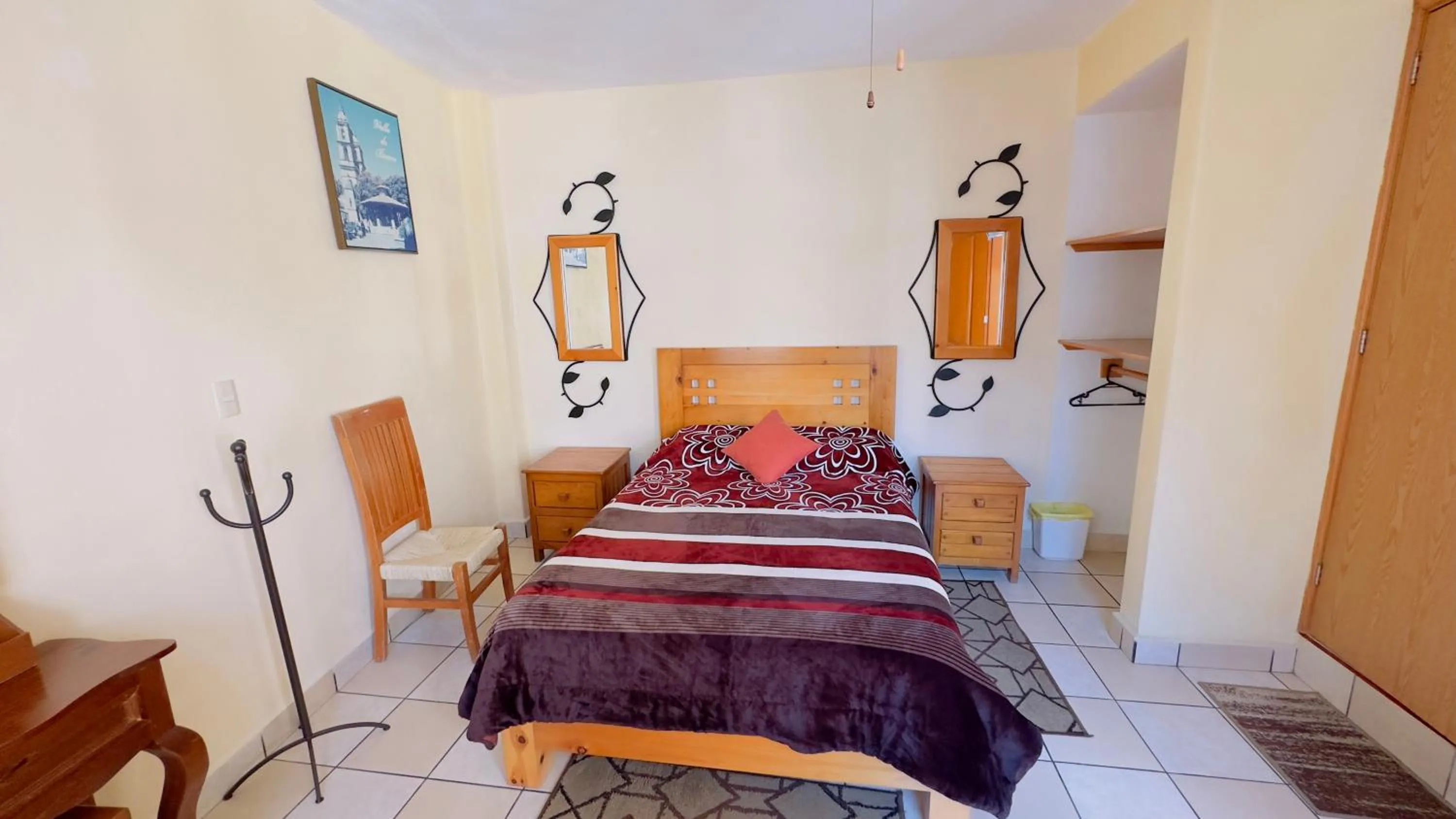 Bed in Posada El Campanario