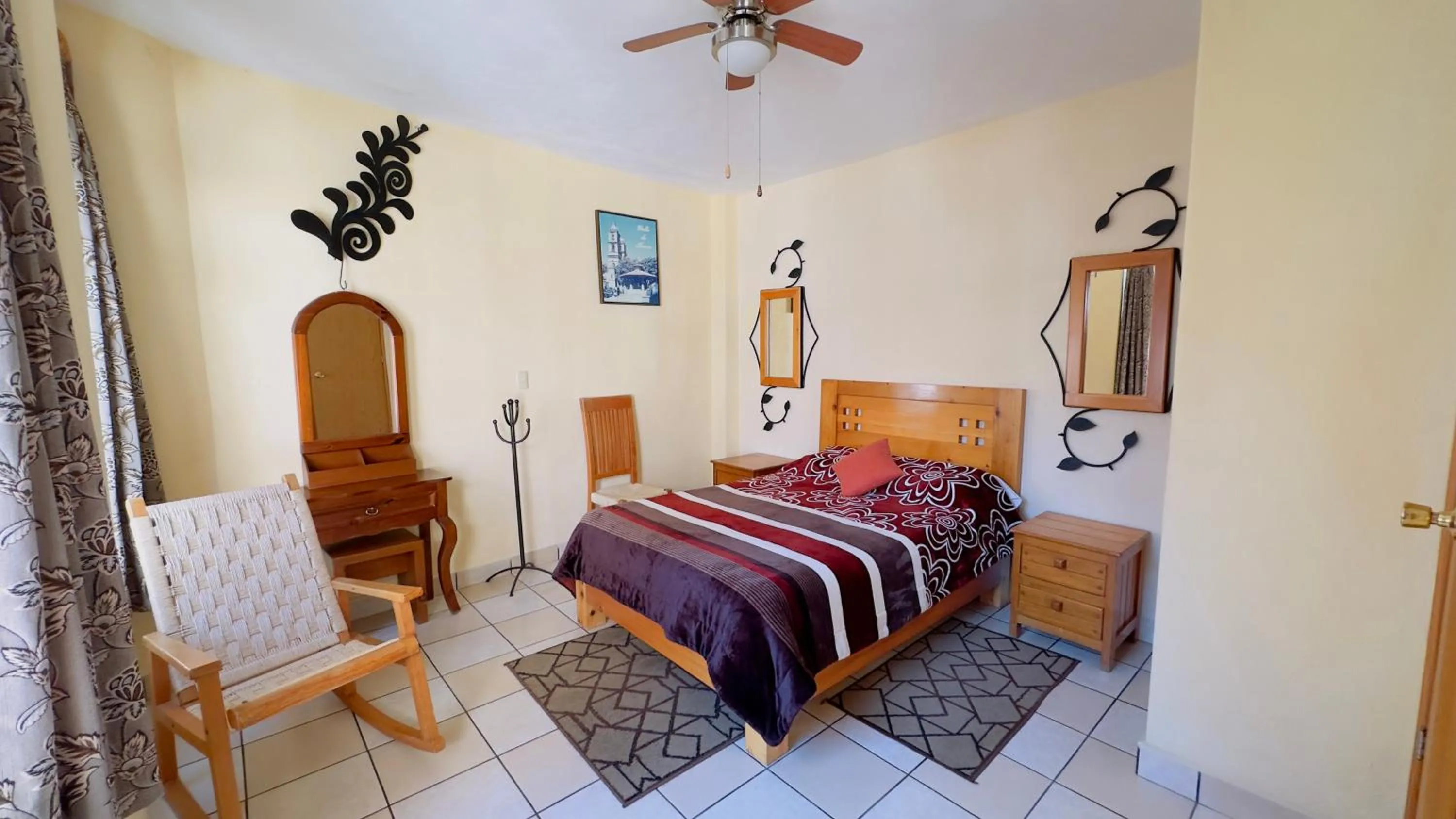 Bed in Posada El Campanario