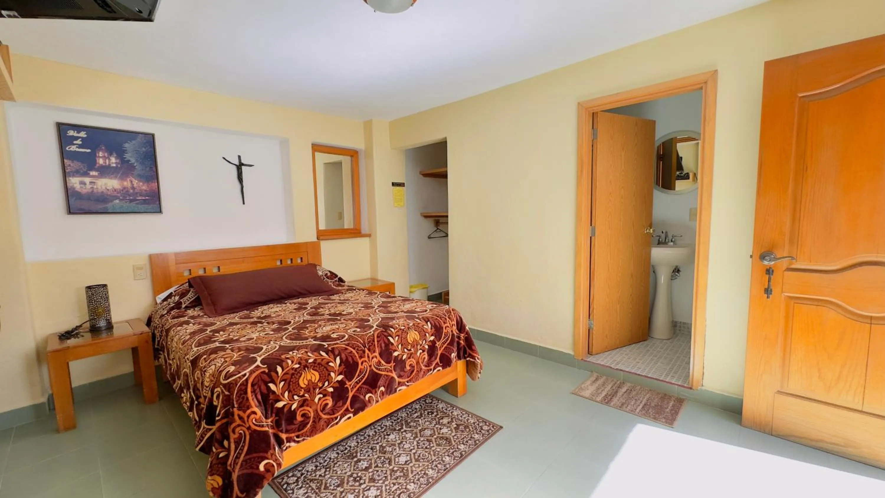 Bed in Posada El Campanario