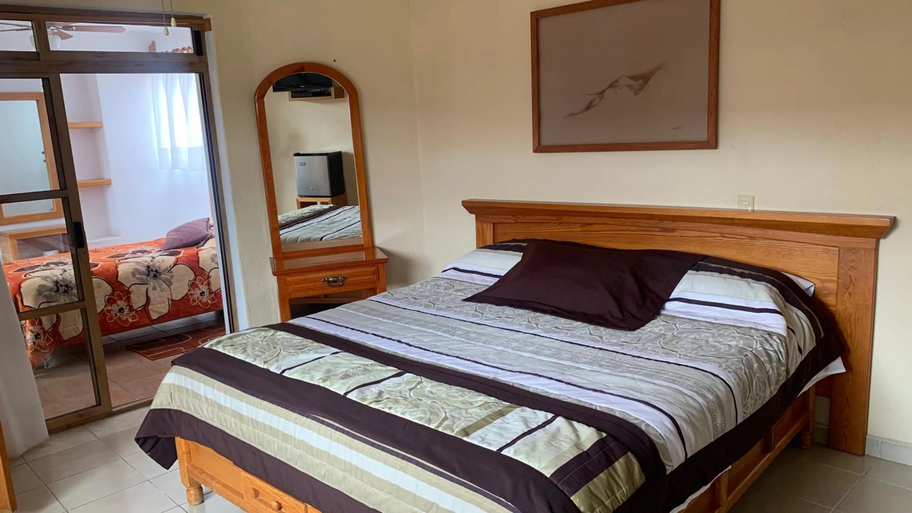 Bed in Posada El Campanario