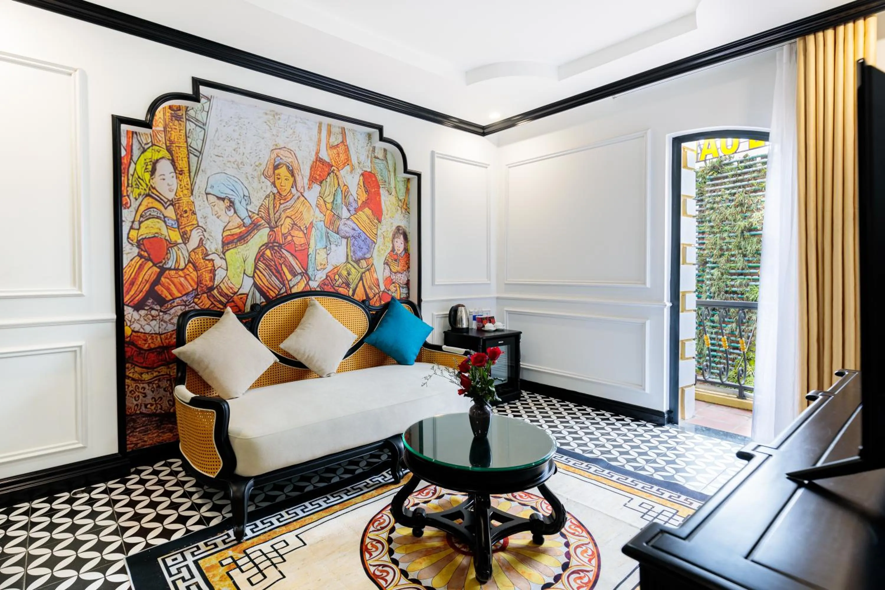 Living room in Babeeni Family Hotel Sapa