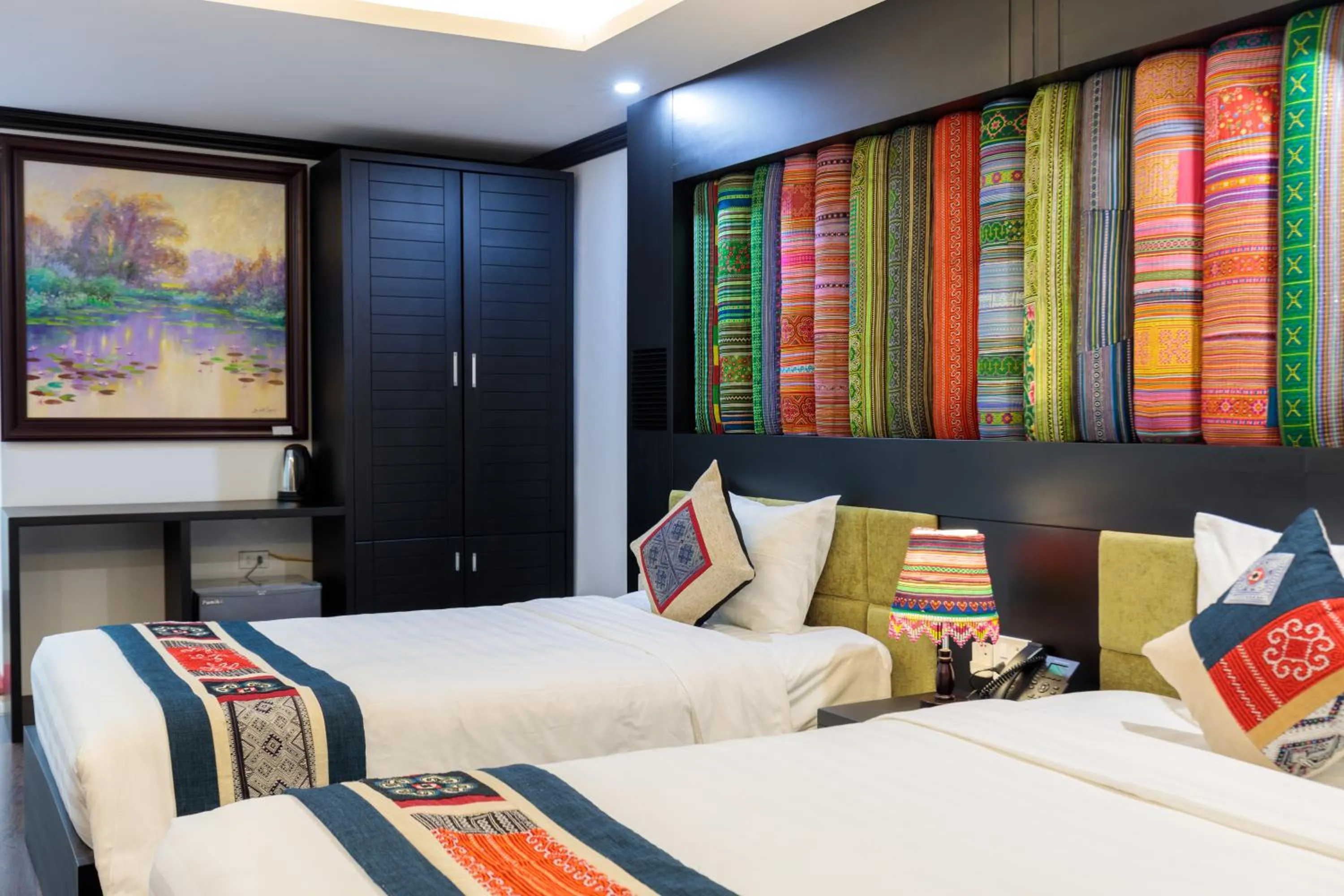 Bed in Babeeni Family Hotel Sapa