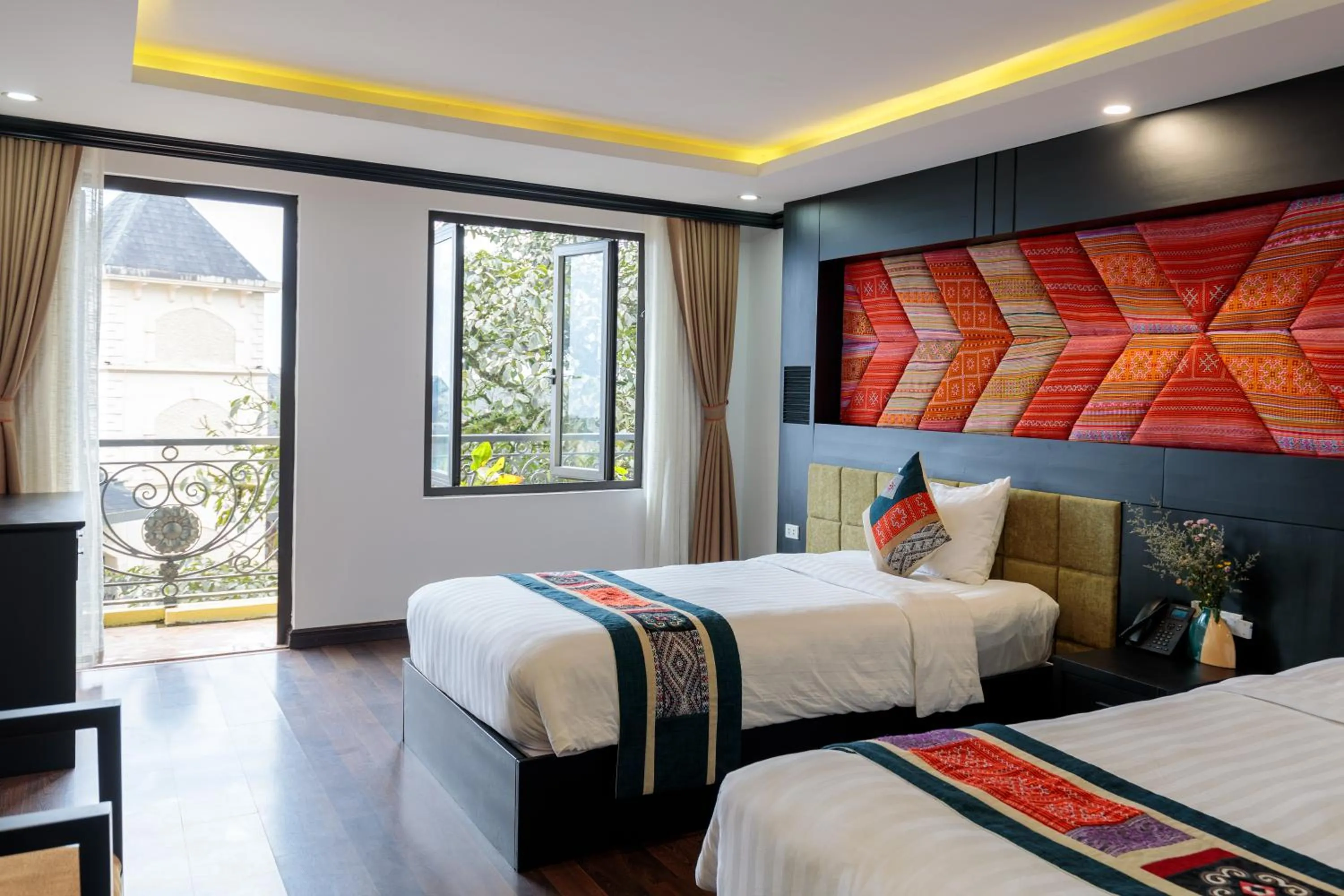 Bedroom, Bed in Babeeni Family Hotel Sapa