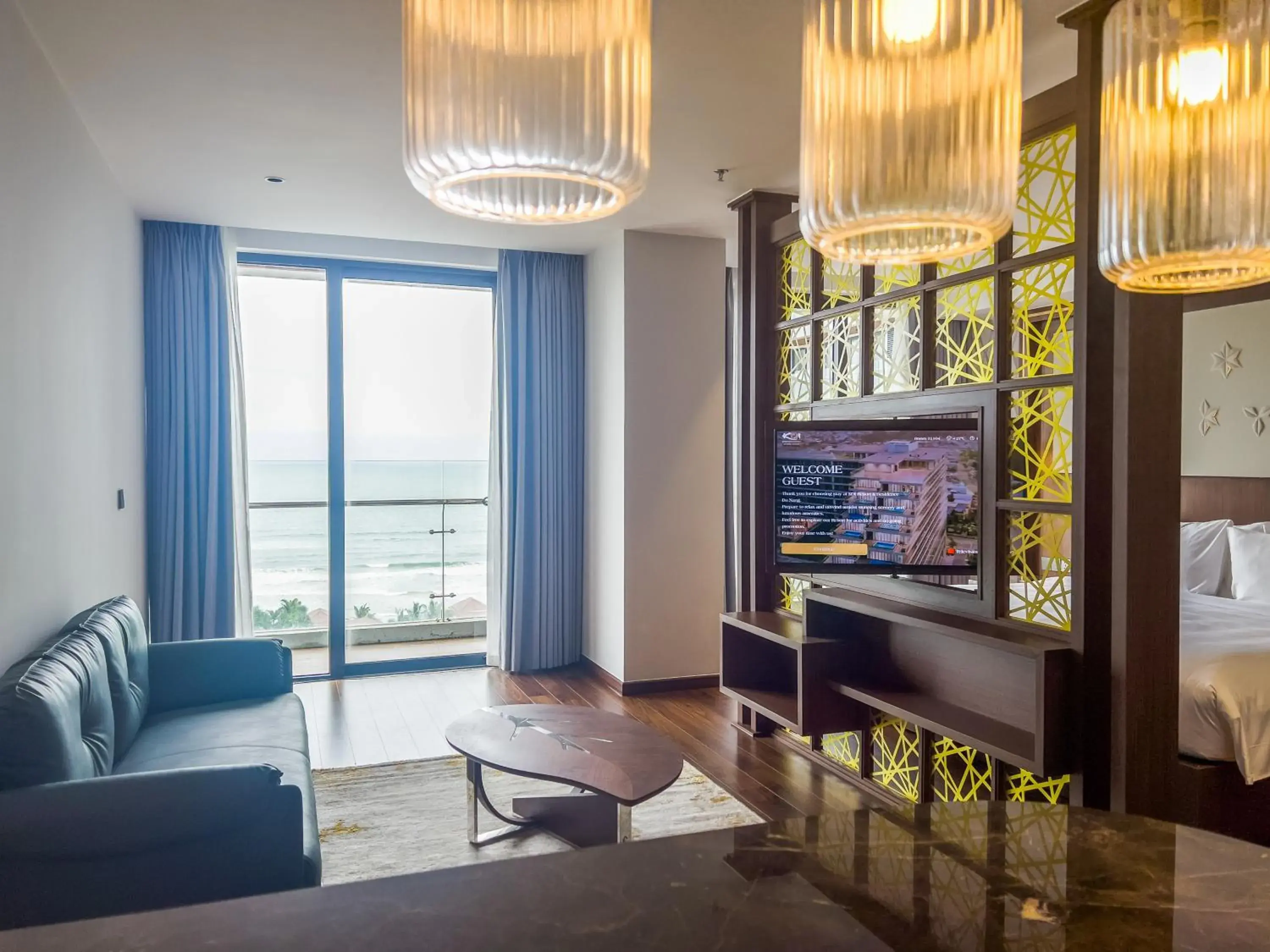 Living room, Bed in KOI Resort & Residence Da Nang - Inclusive Spa access Living room, Bed in KOI Resort & Residence Da Nang - Inclusive Spa access