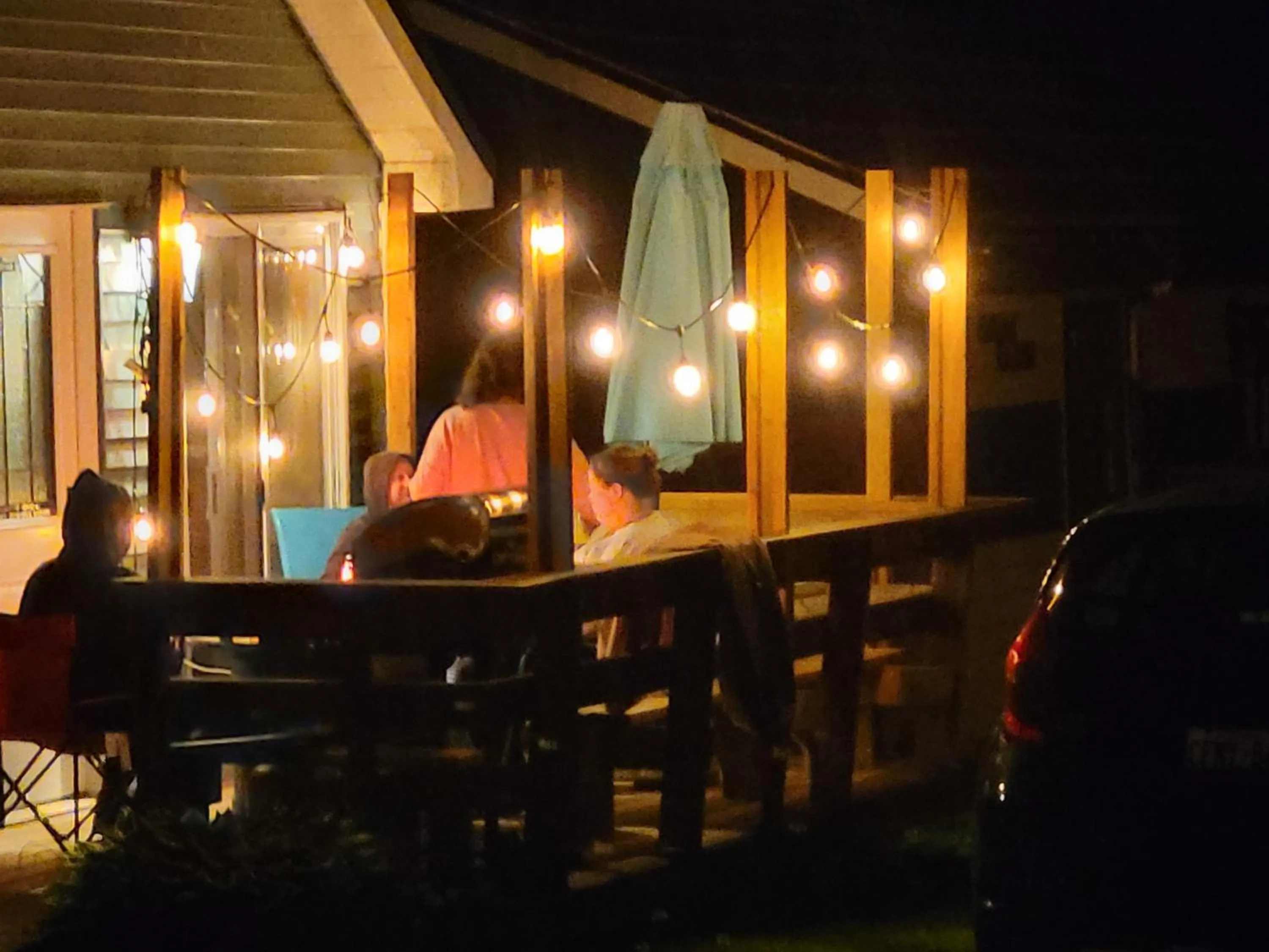 Patio in Stoneburg Cove Cottages