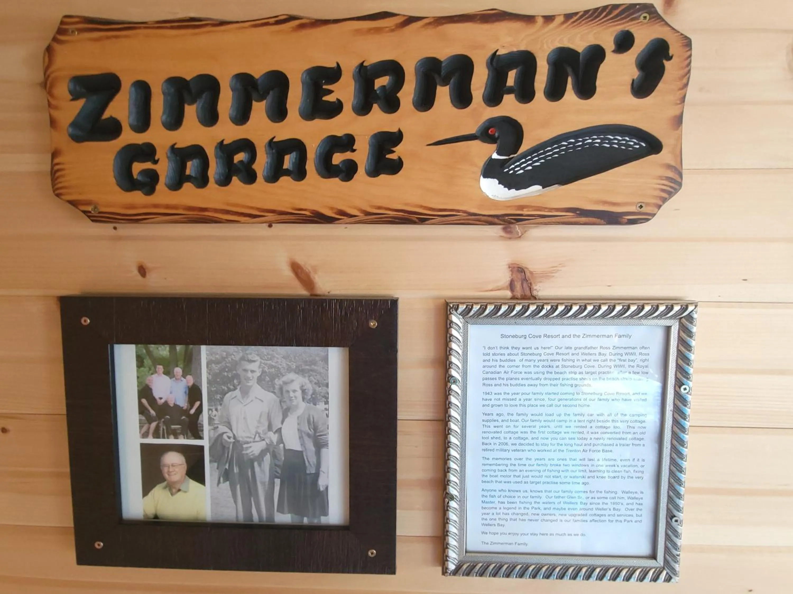 Decorative detail in Stoneburg Cove Cottages