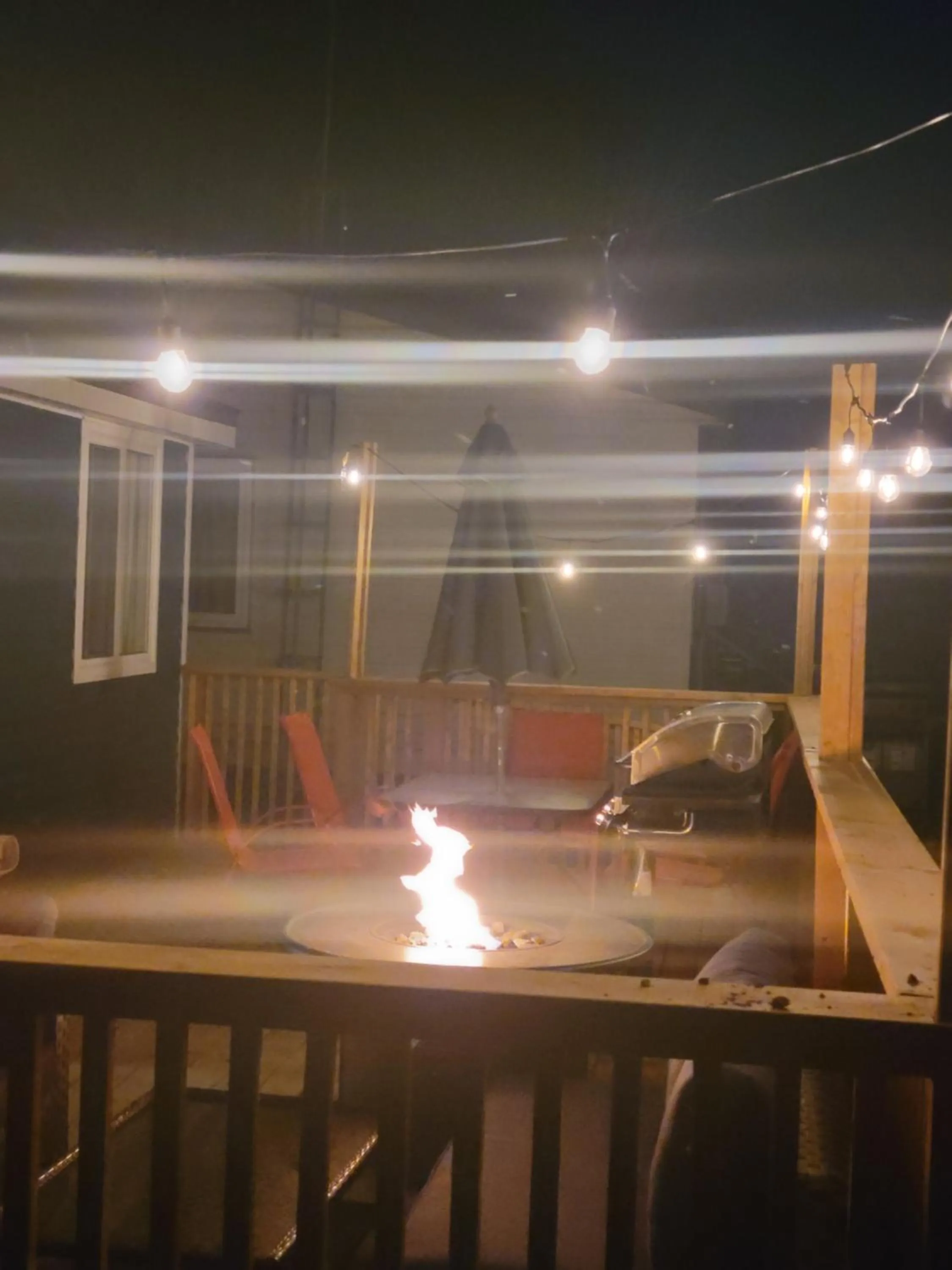 Patio in Stoneburg Cove Cottages