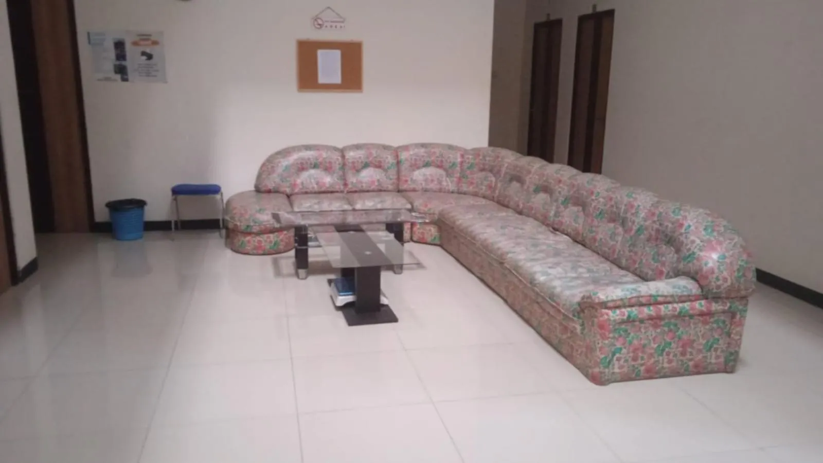 Communal lounge/ TV room in villa puncak tidar