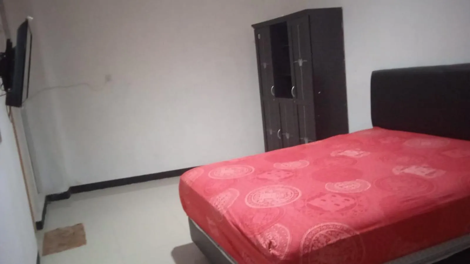 Bed in villa puncak tidar