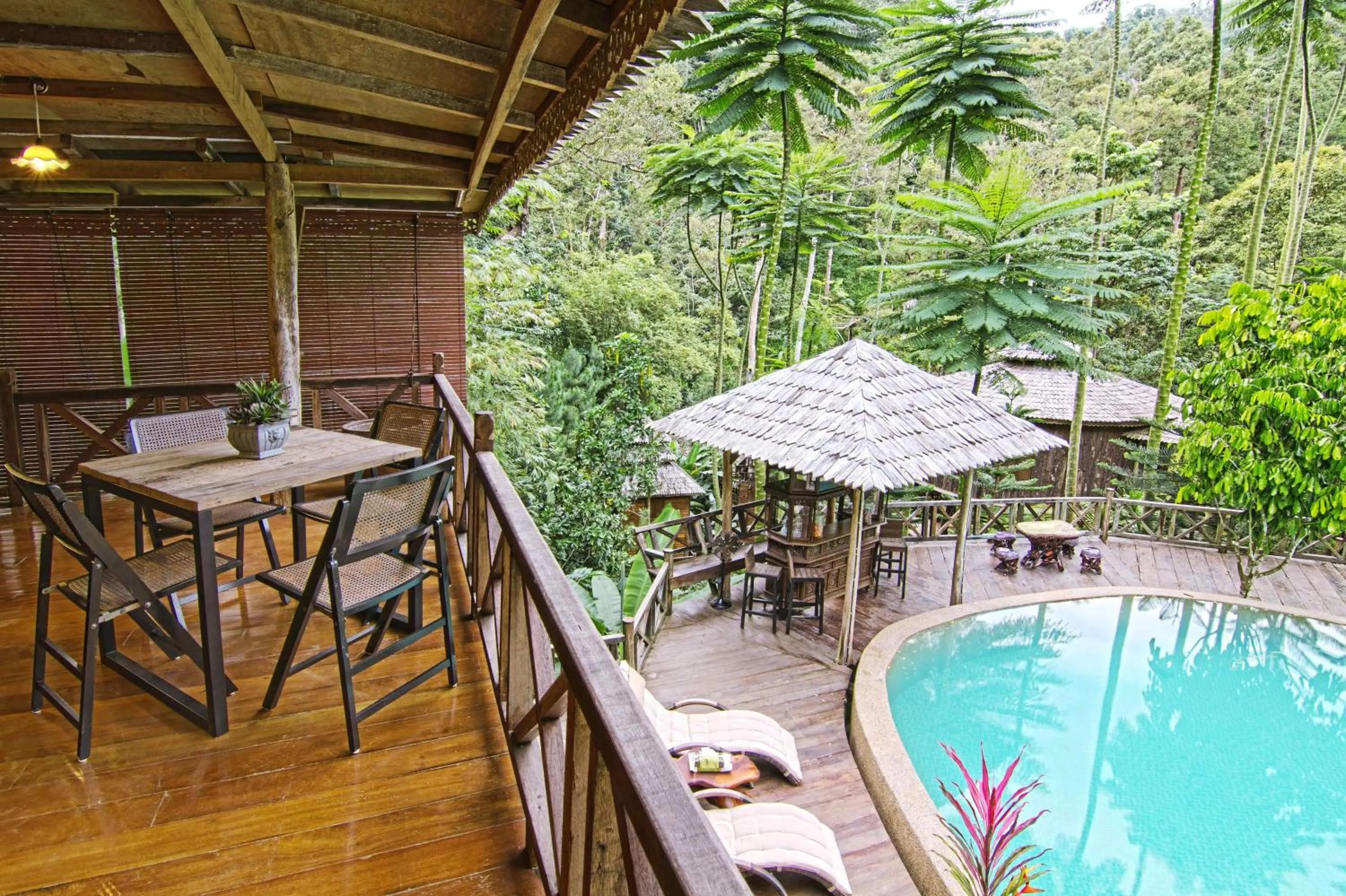 Patio in Fig Tree Hills Resort (花果山度假村)