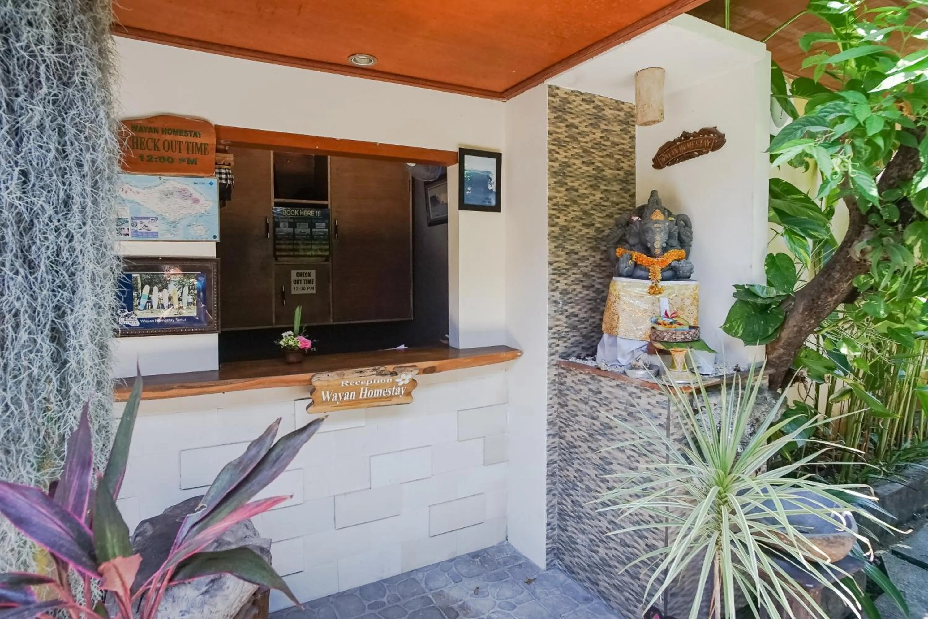 Lobby or reception in Wayan Homestay Sanur