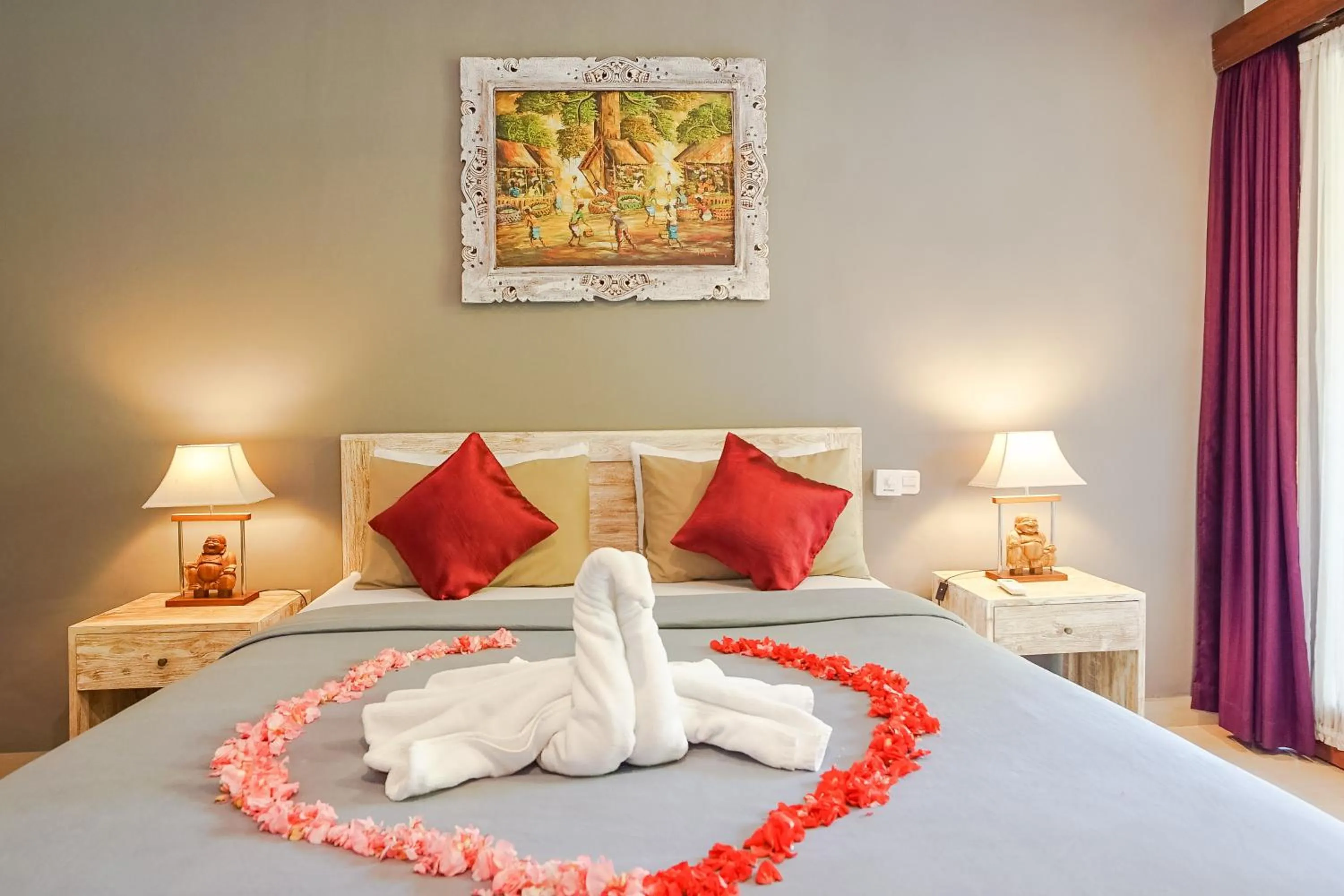 Photo of the whole room, Bed in Wayan Homestay Sanur