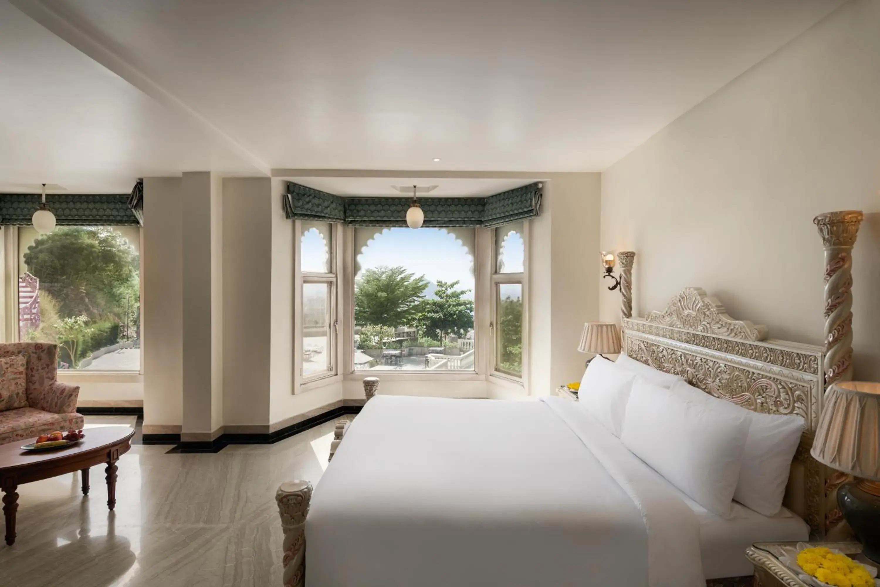 Bed in Bhairavgarh Palace Udaipur Bed in Bhairavgarh Palace Udaipur