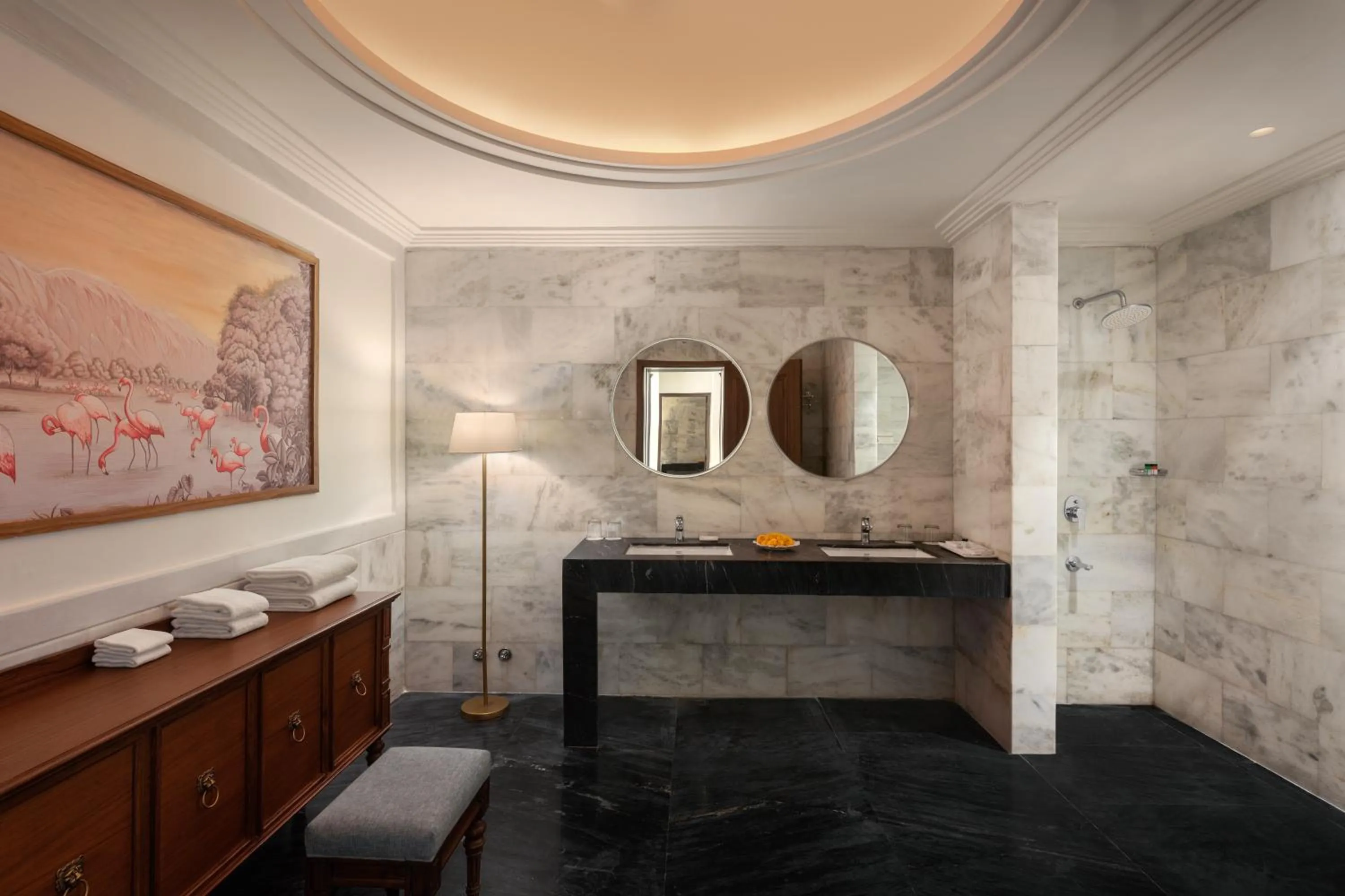 Bathroom in Bhairavgarh Palace Udaipur